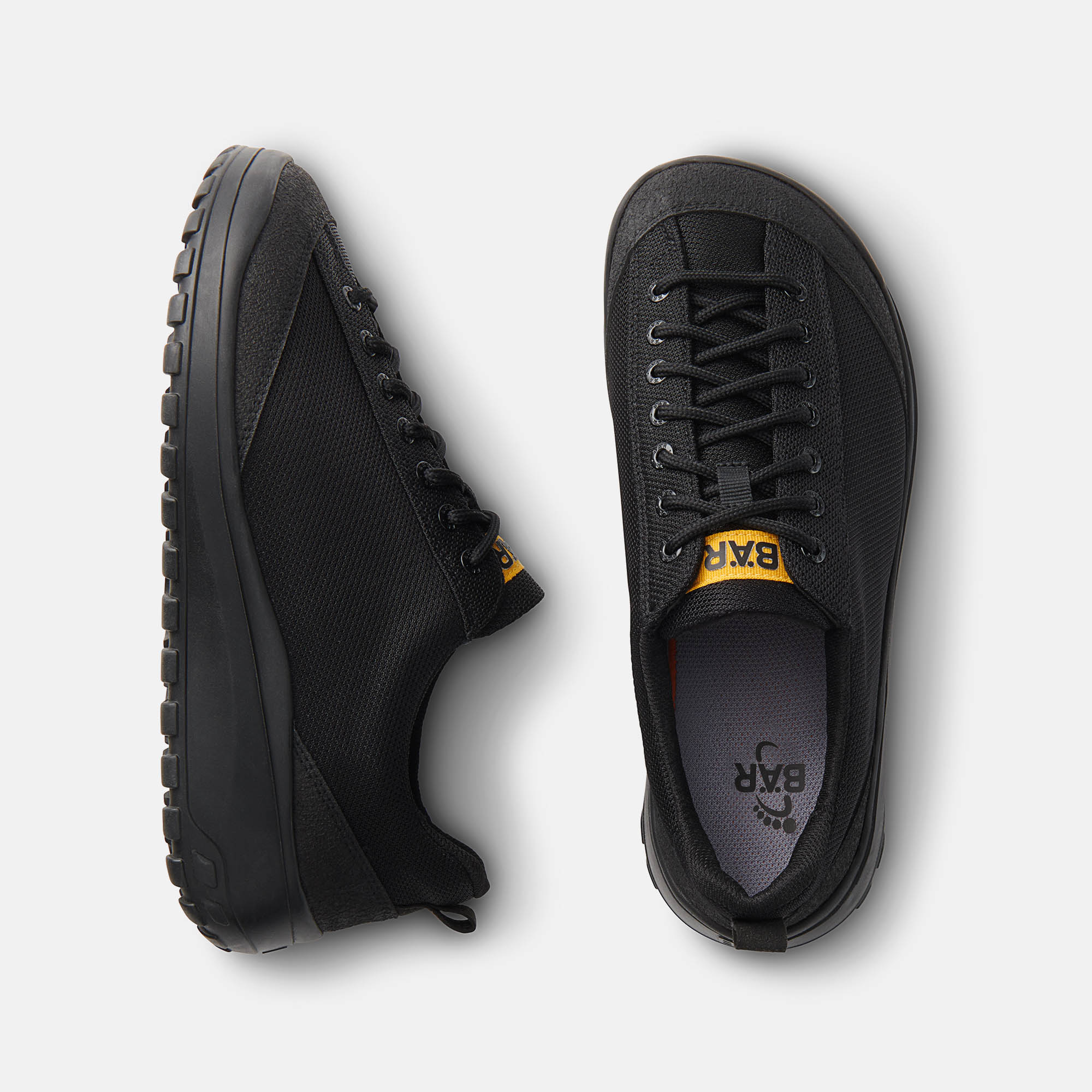 BÄR Schuhe Damenschuhe Wanderschuhe Light Terrain schwarz Textil Ansicht von oben