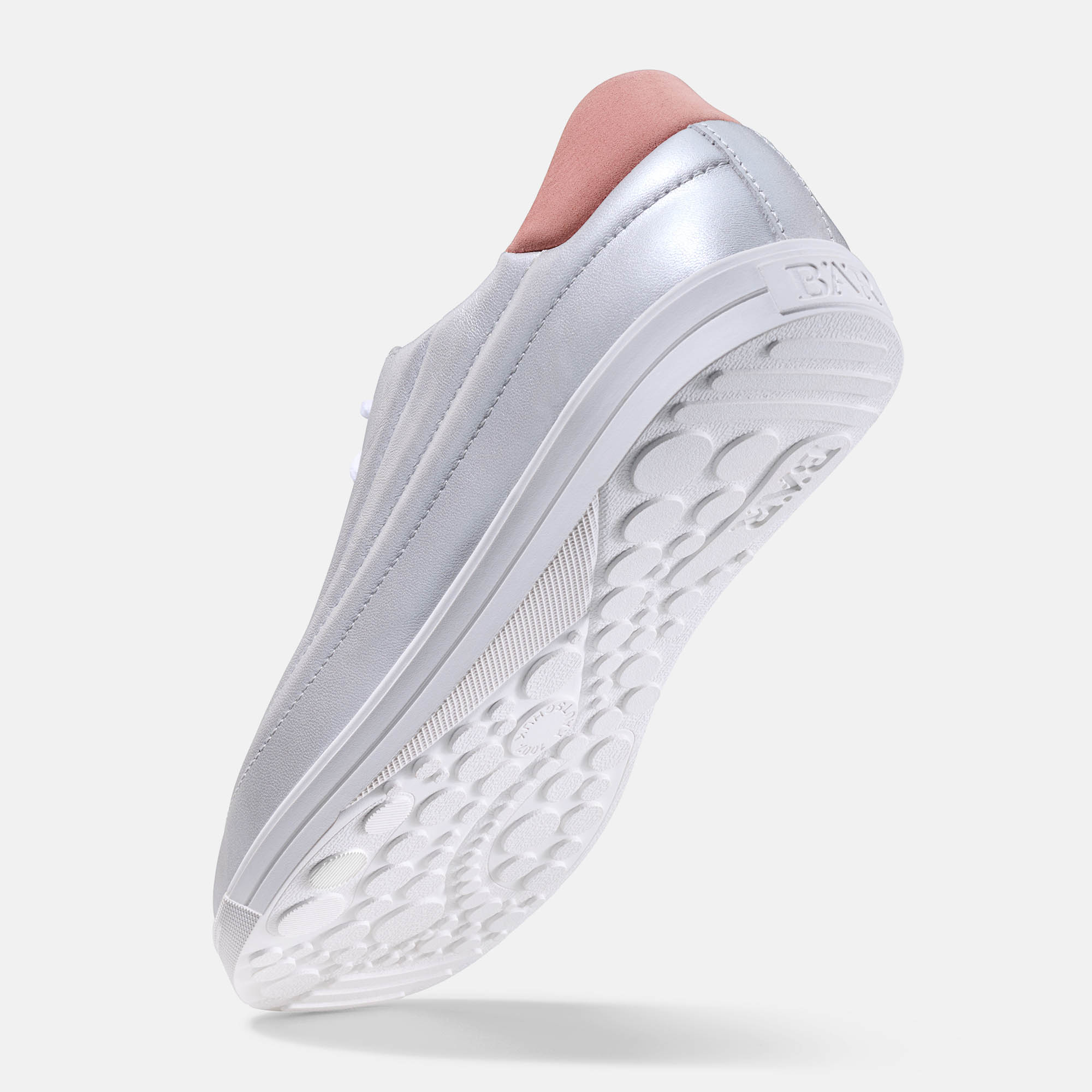 BÄR Schuhe Damenschuhe Alltag Harper silber Kalbnubuk, Lammnappa Seitenansicht