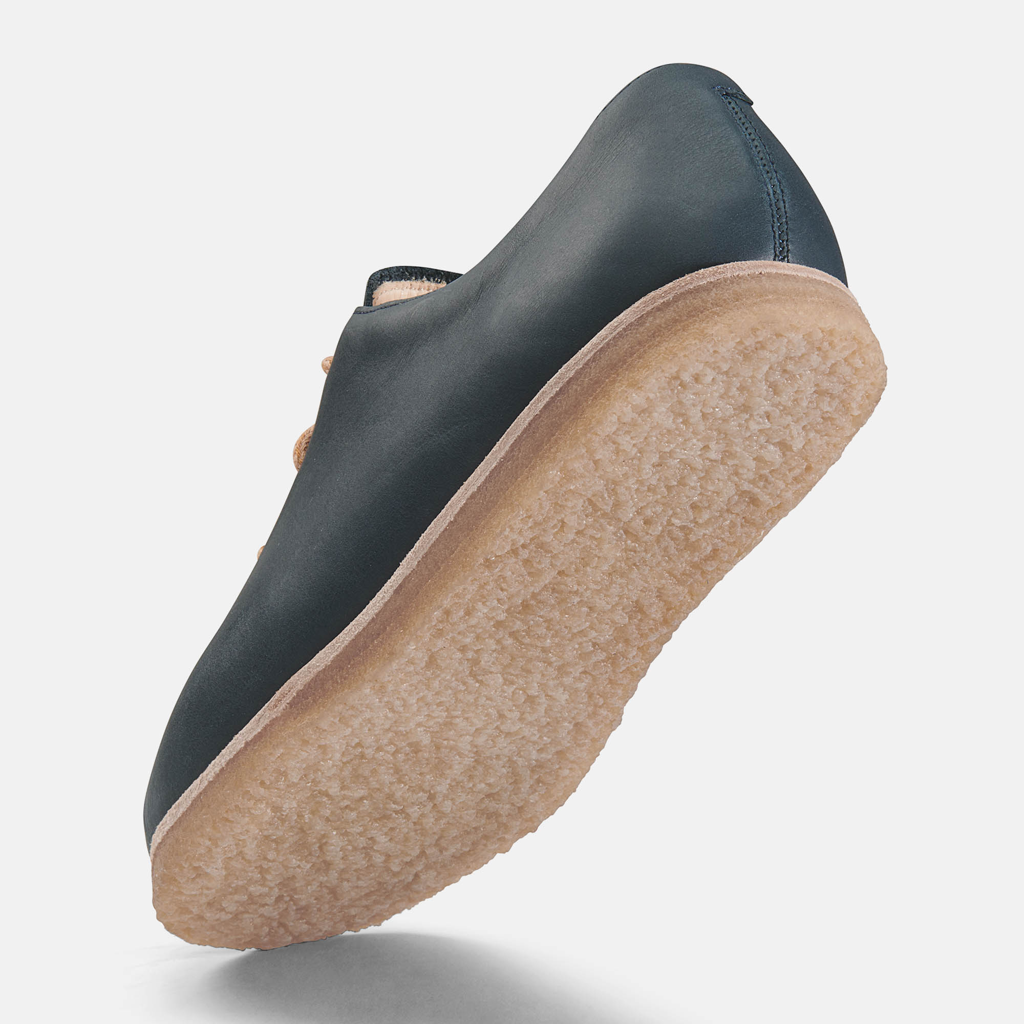 BÄR Schuhe Damenschuhe Freizeitschuhe Carey dunkelblau Rindnappaleder gefettet Seitenansicht