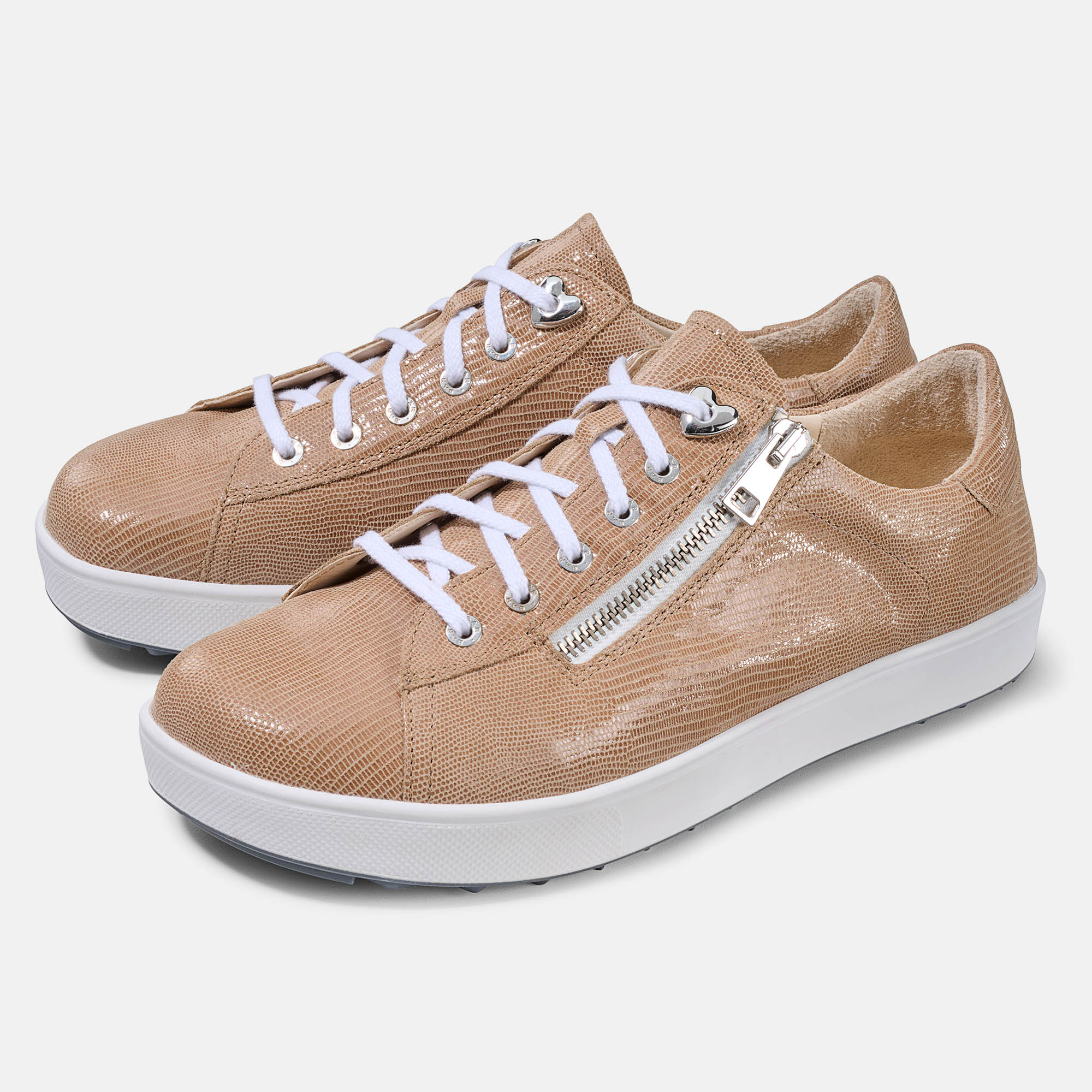 BÄR Schuhe Damenschuhe Freizeitschuhe Margot sand Kalbnappaleder foliert Hauptbild