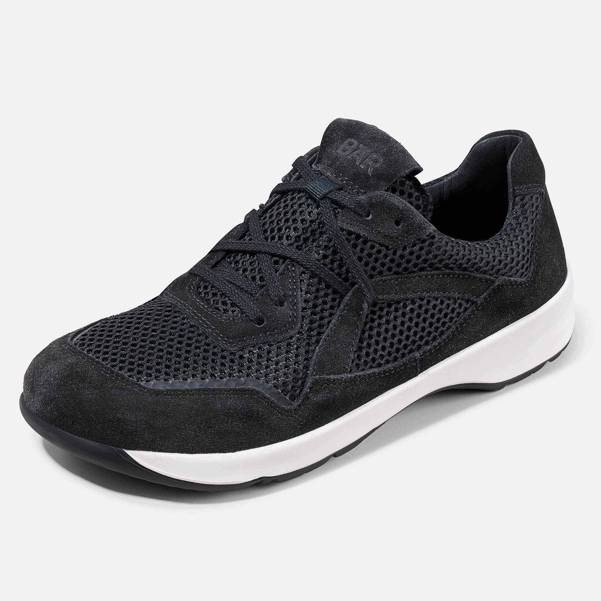 BÄR Schuhe Damenschuhe Sport LadyMove schwarz Mesh, Kalbveloursleder Produktbild