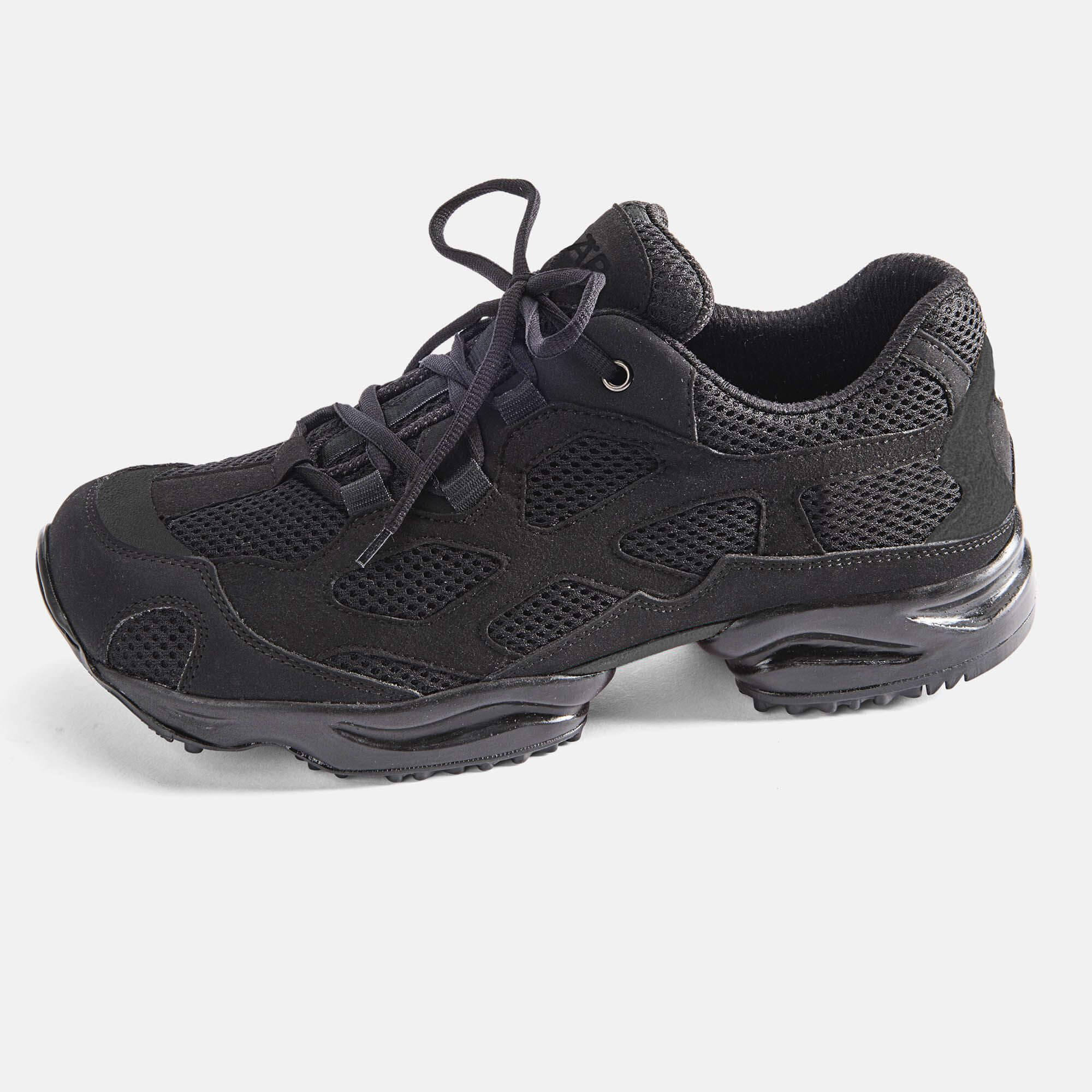 BÄR Schuhe Unisexschuhe Laufschuhe High Performance 2.5 schwarz Mesh, Kalbveloursleder Seitenansicht