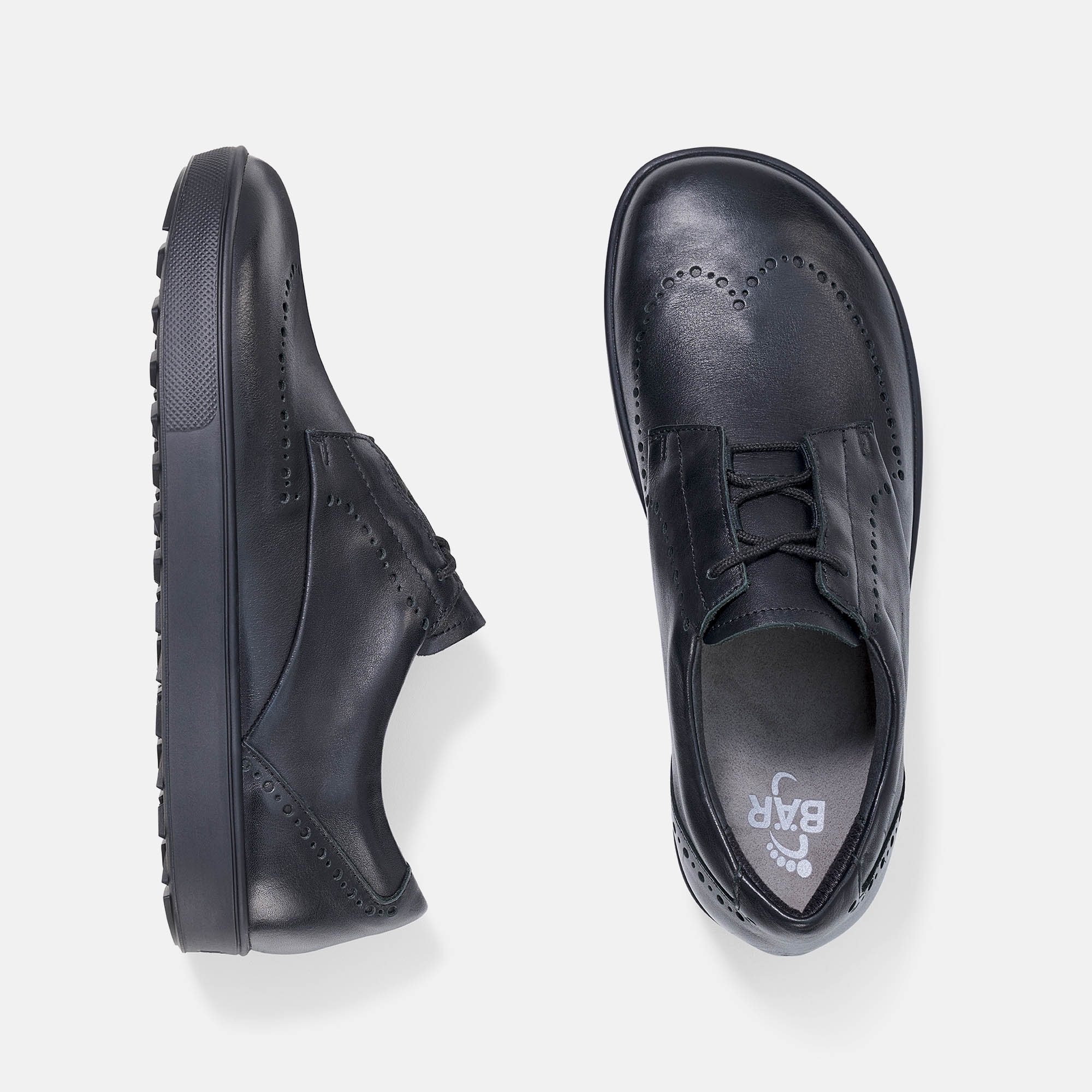 BÄR Schuhe Herrenschuhe Businessschuhe Henrik schwarz Rindnappaleder Ansicht von oben