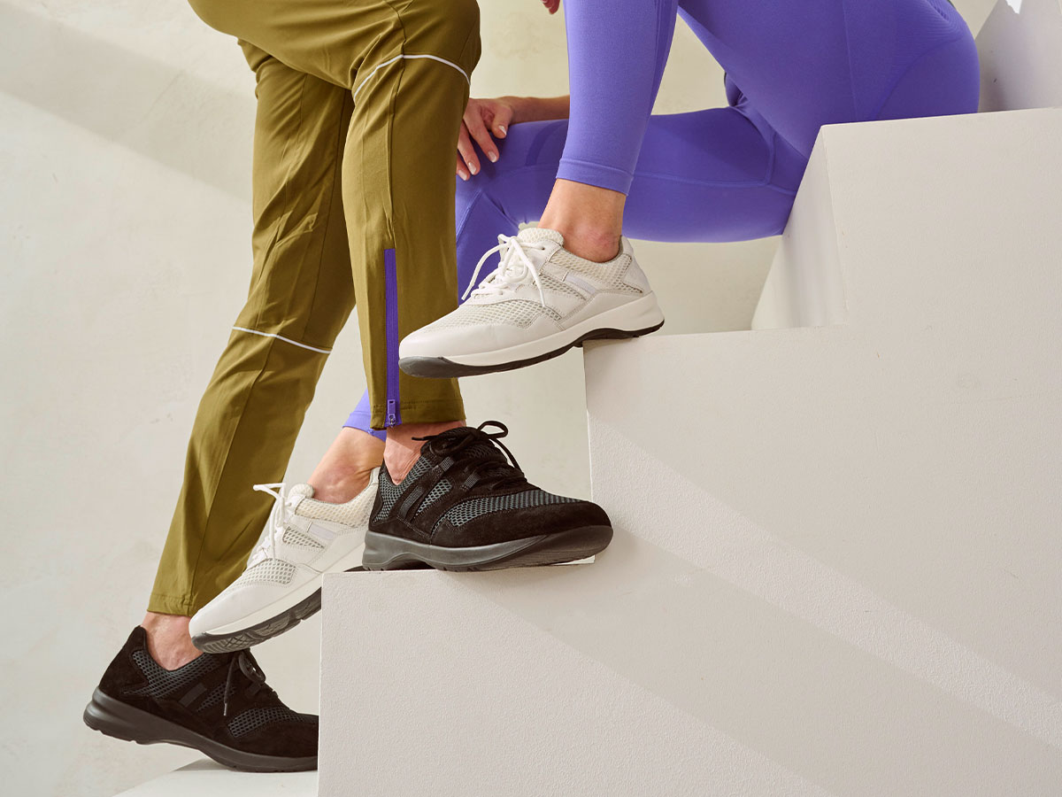 BÄR Schuhe Unisexschuhe Laufschuhe Easyrun schwarz Rindveloursleder, Mesh Emotionsbild