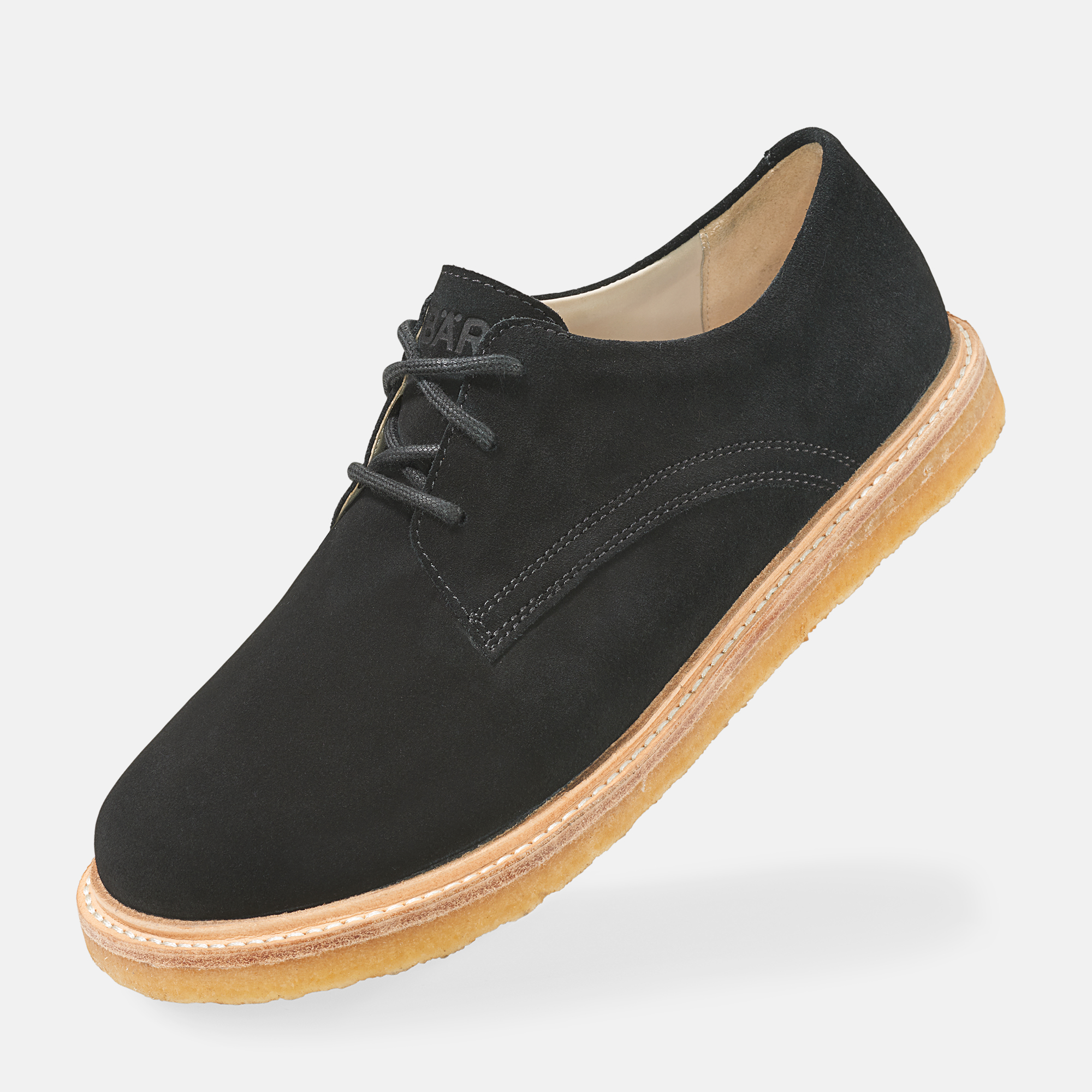 BÄR Schuhe Damenschuhe Businessschuhe Teri schwarz Kalbveloursleder wasserabweisend Produktbild