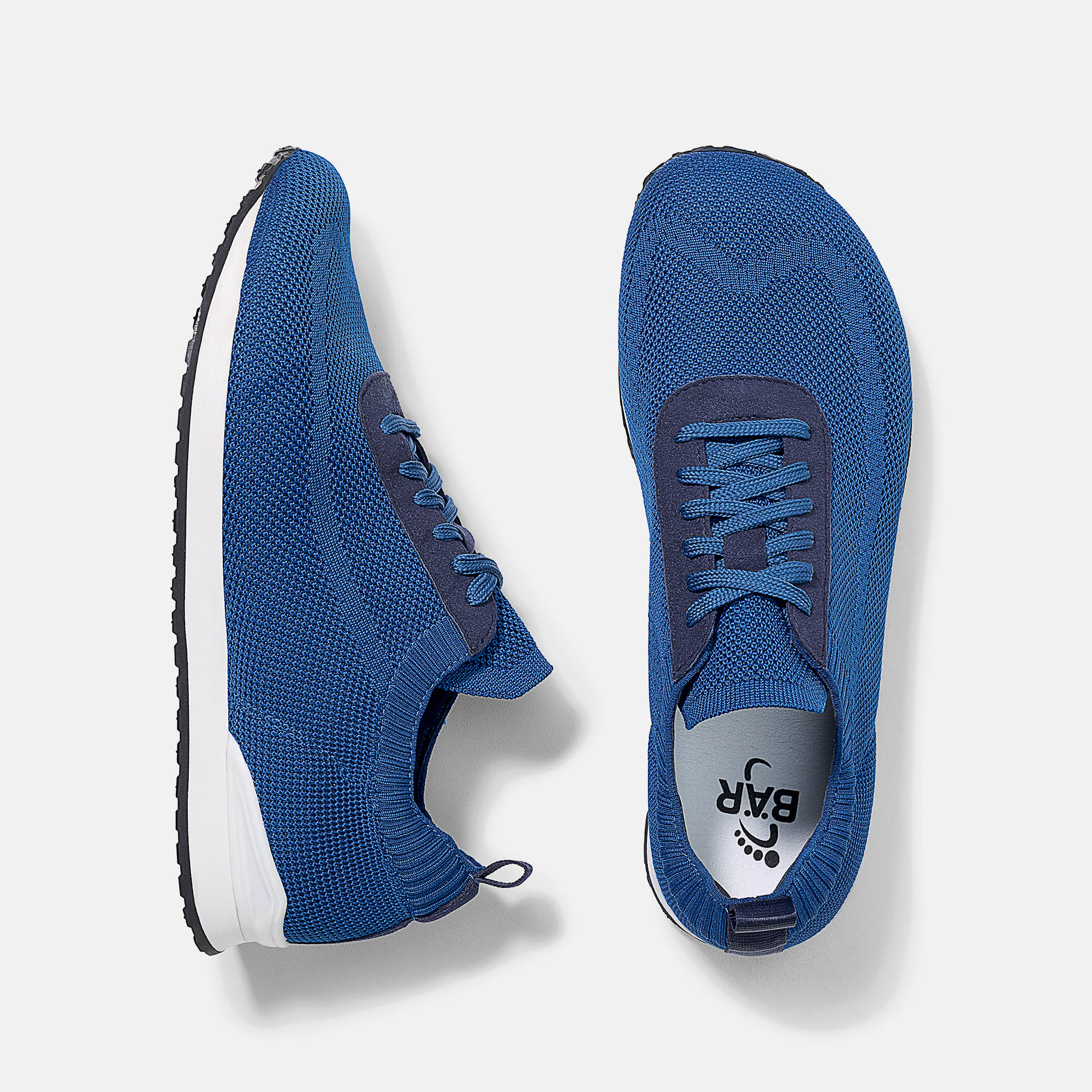 BÄR Schuhe Herrenschuhe Freizeitschuhe Pito 2.0 blau Textil Ansicht von oben