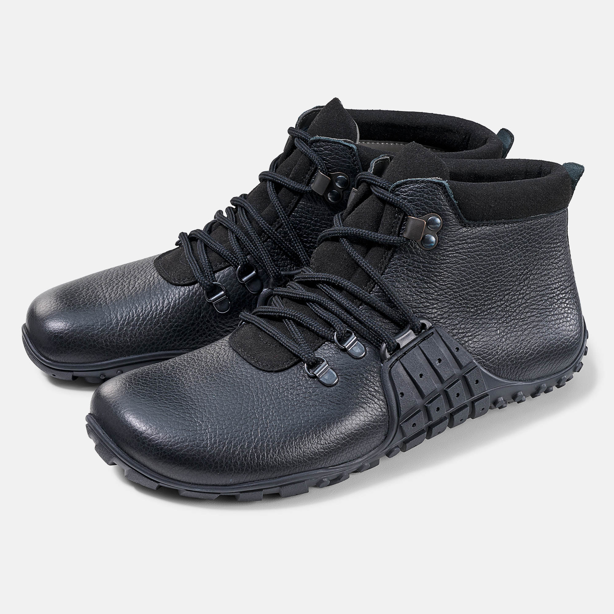 BÄR Schuhe Unisexschuhe Wanderschuhe Mountain Barefoot schwarz Rindnappaleder genarbt Hauptbild