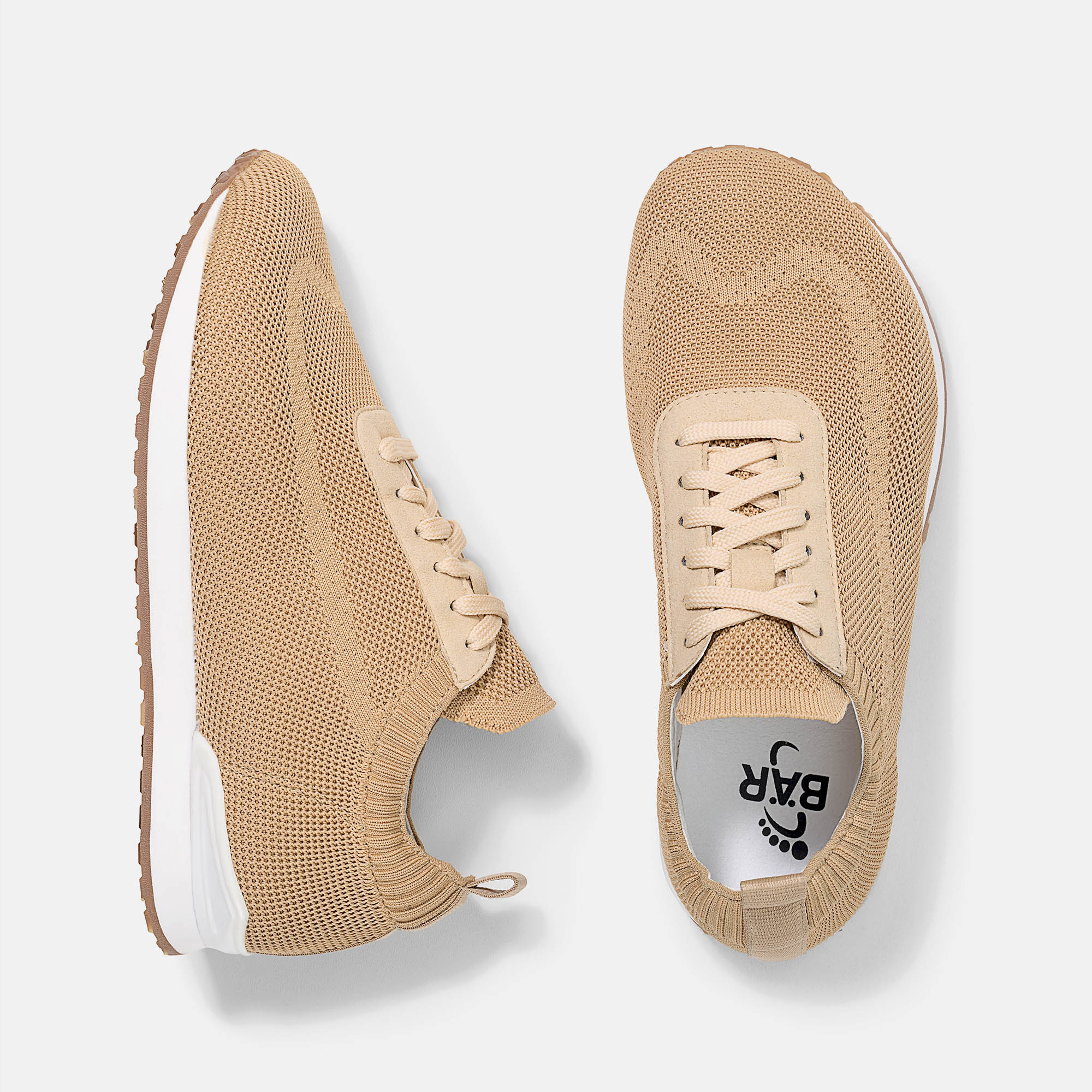 BÄR Schuhe Damenschuhe Freizeitschuhe Pito 2.0 sand Textil Ansicht von oben