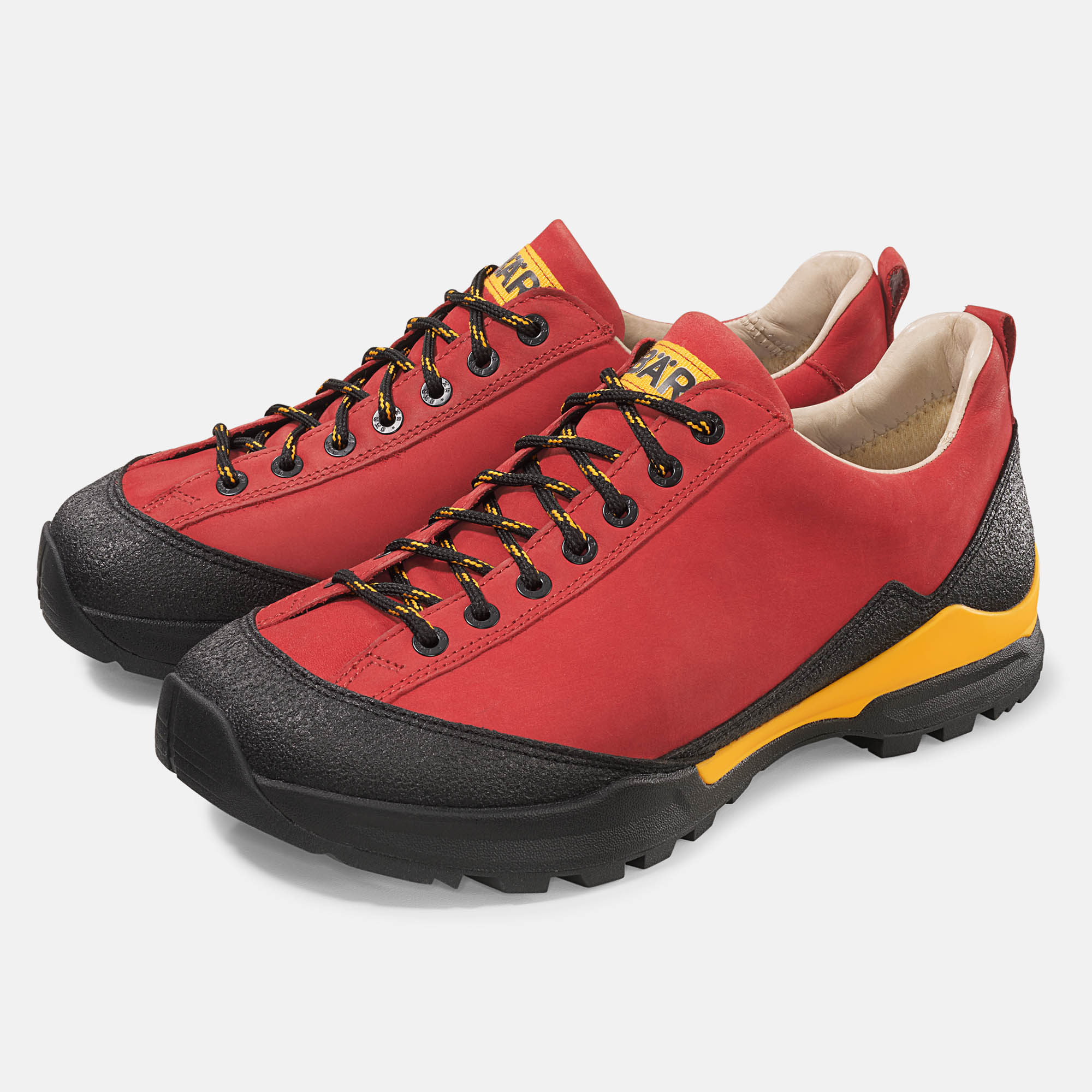 BÄR Schuhe Damenschuhe Wanderschuhe Bergkomfort Wanderschuh rot terracare® Rindnubuk wasserabweisend Hauptbild