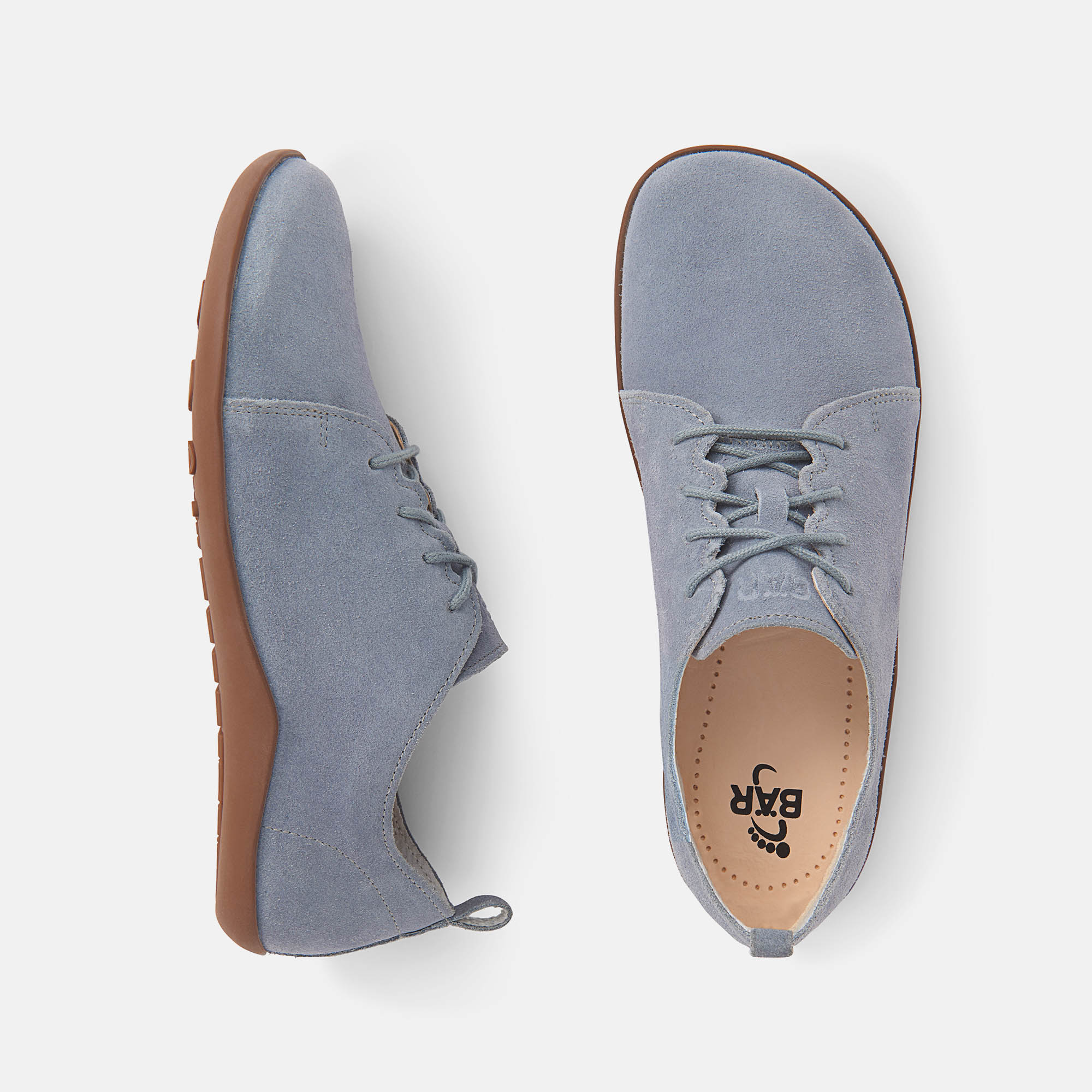 BÄR Schuhe Damenschuhe Freizeitschuhe Joyce jeans Kalbveloursleder Ansicht von oben