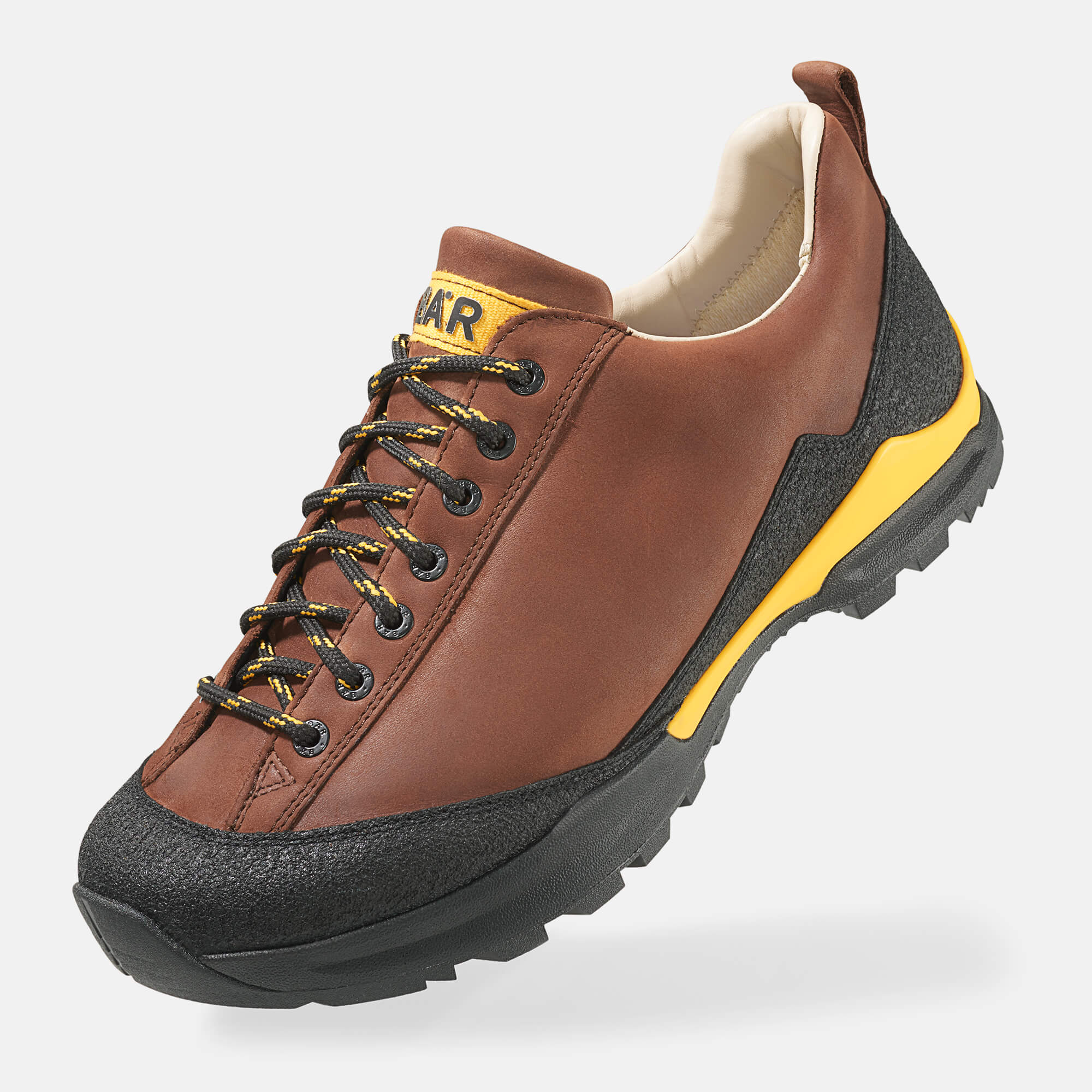 BÄR Schuhe Herrenschuhe Wanderschuhe Bergkomfort Wanderschuh dunkelbraun terracare® gewachstes Rindnappa wasserabweisend Produktbild