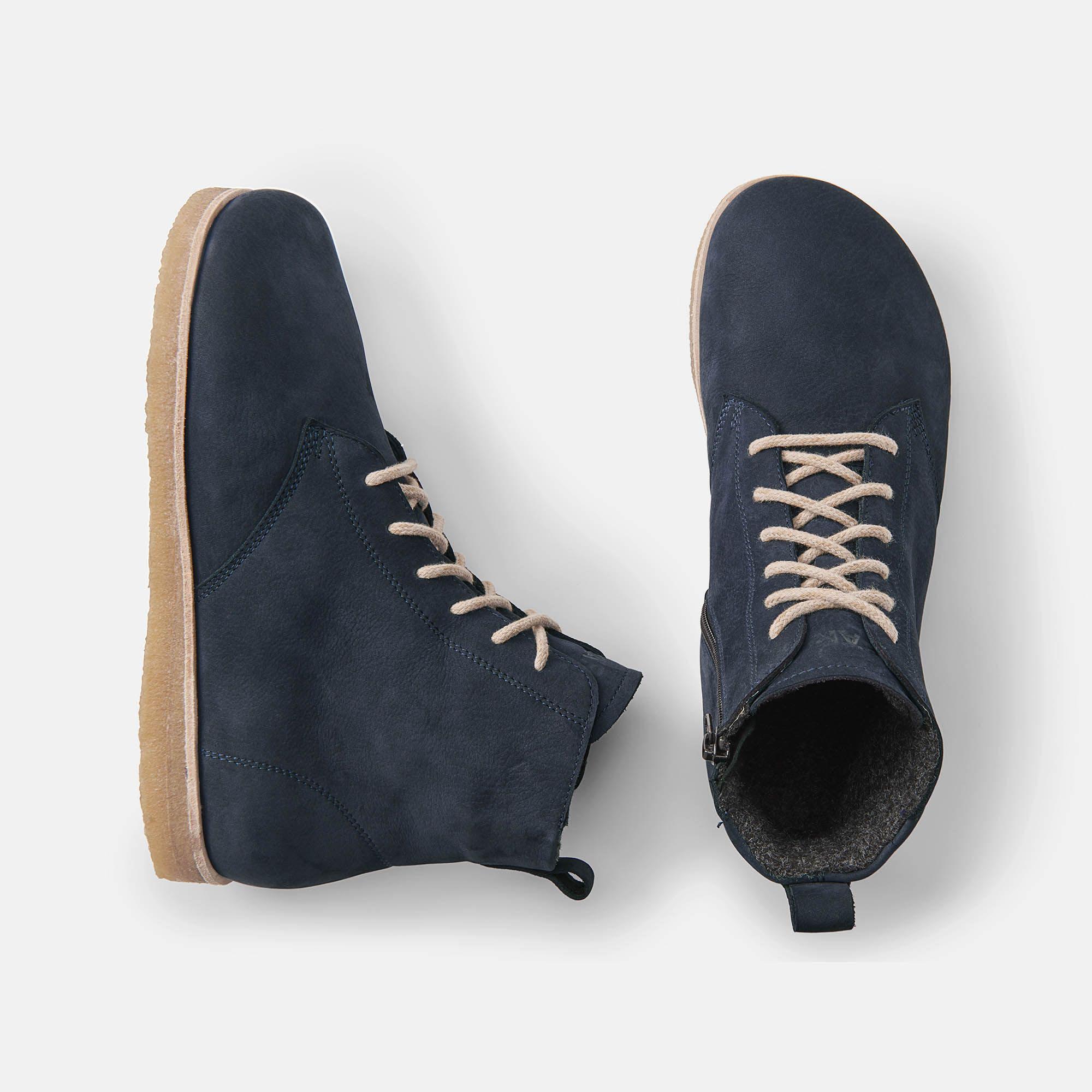 BÄR Schuhe Damenschuhe Freizeitschuhe Shay dunkelblau Rindnubukleder Ansicht von oben