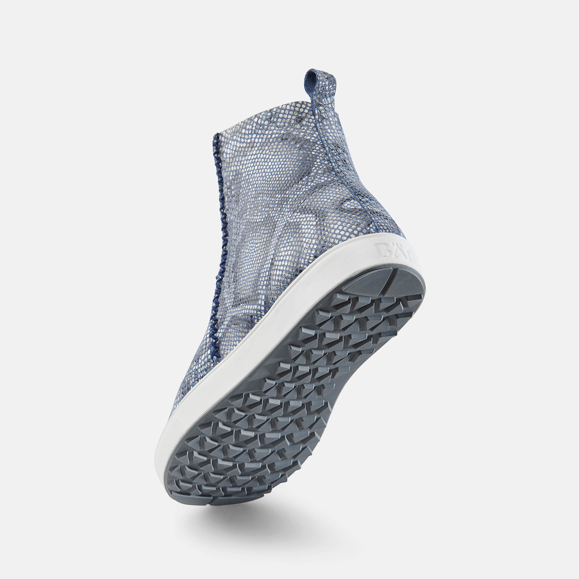 BÄR Schuhe Damenschuhe Freizeitschuhe Sinja blau Kalbnappaleder foliert Seitenansicht