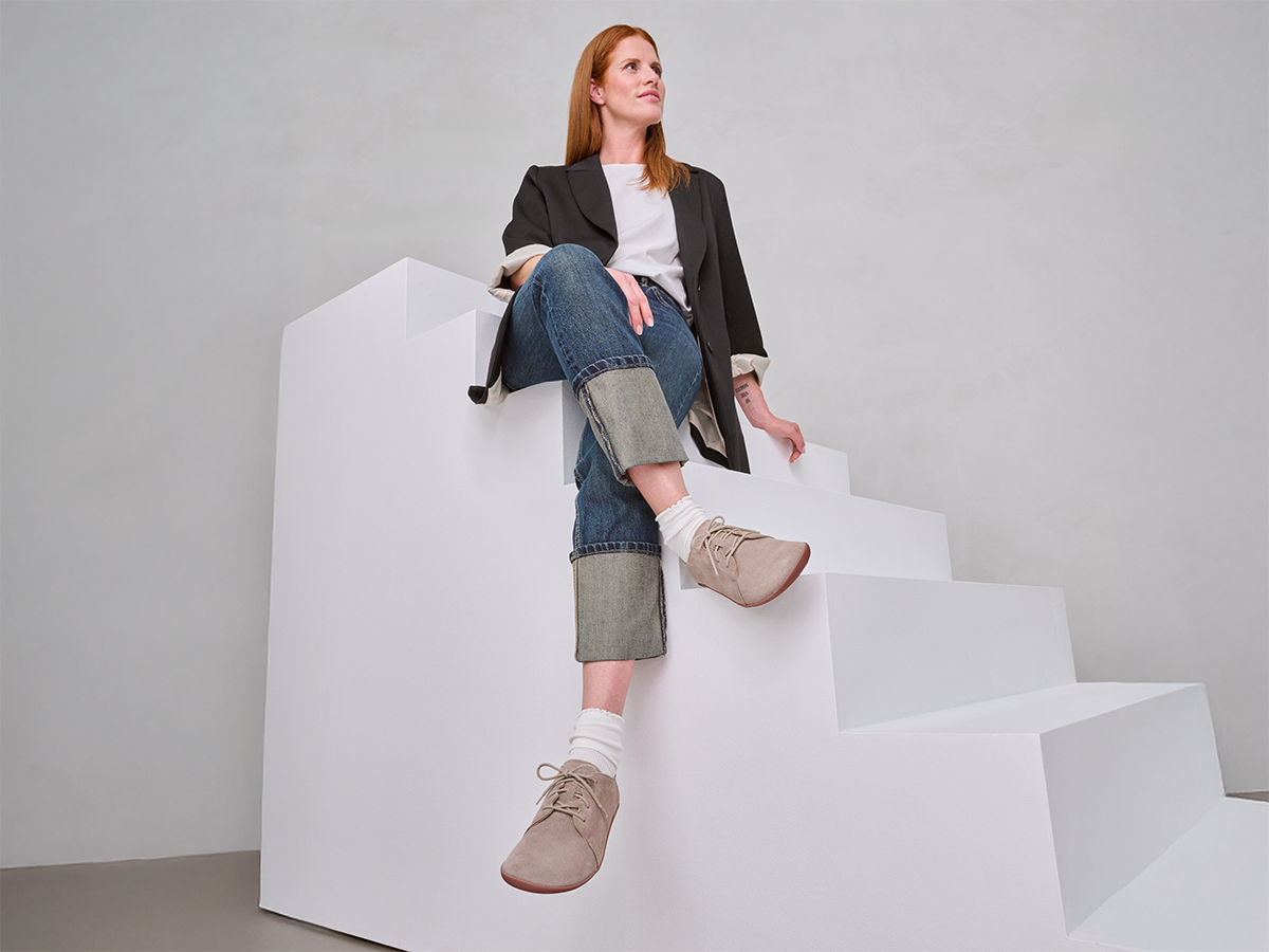 BÄR Schuhe Damenschuhe Freizeitschuhe Joyce taupe Kalbveloursleder Emotionsbild