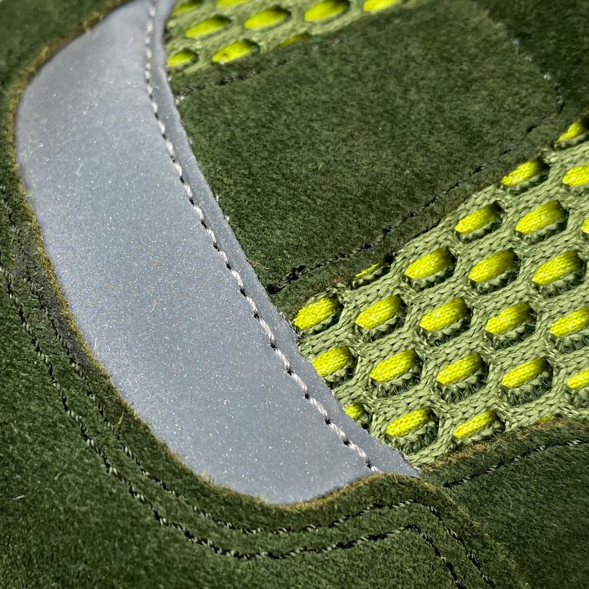 BÄR Schuhe Unisexschuhe Laufschuhe High Performance 2.5 oliv/gelb Mesh, Synthetisches Leder, Kalbveloursleder Produktbild