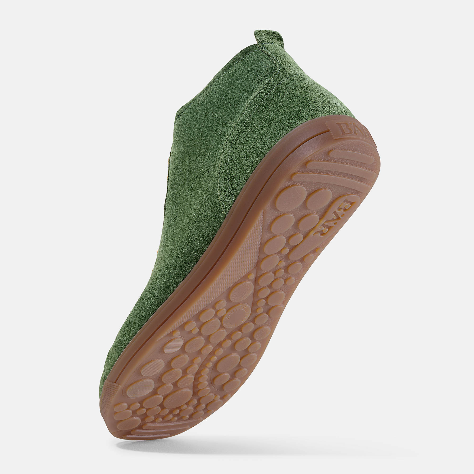 BÄR Schuhe Damenschuhe Freizeitschuhe Anne grün Kalbveloursleder wasserabweisend Seitenansicht