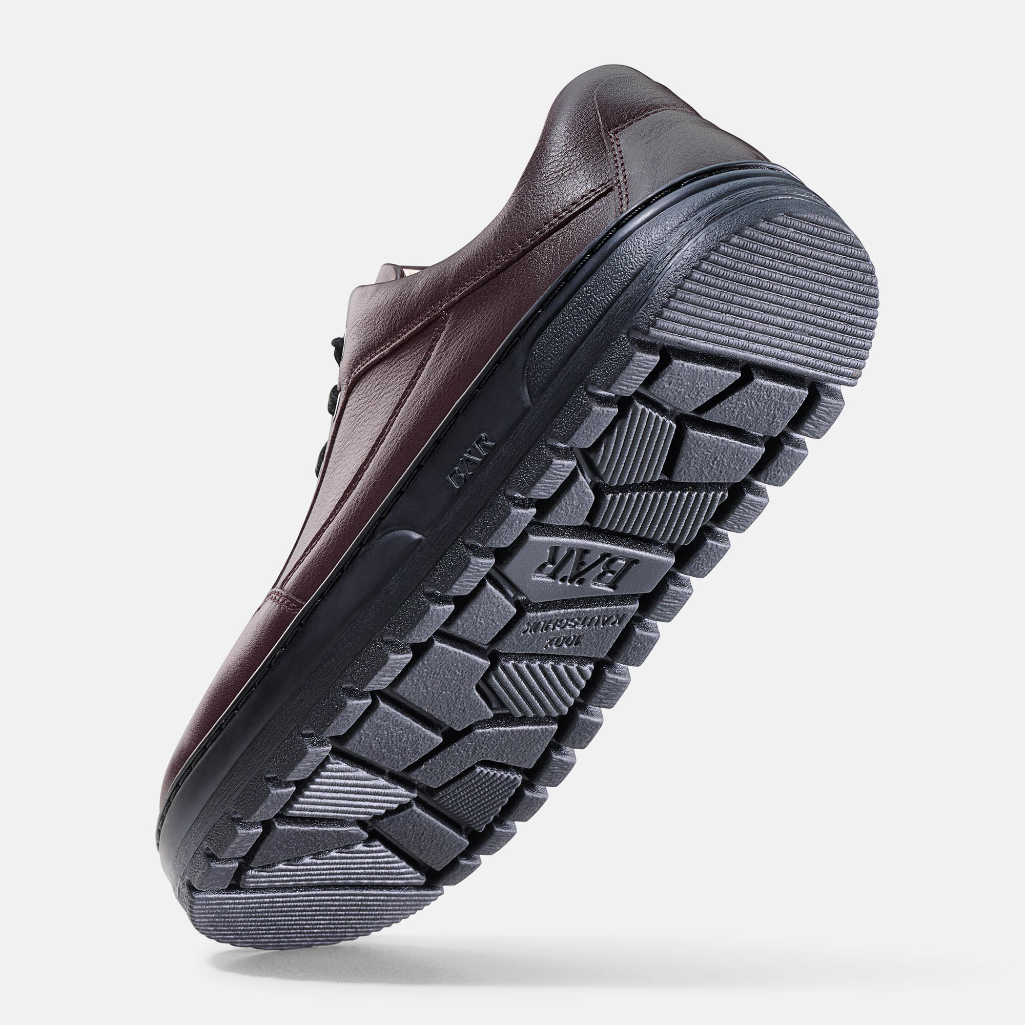 BÄR Schuhe Herrenschuhe Freizeitschuhe Tobago dunkelbraun Yakleder Seitenansicht