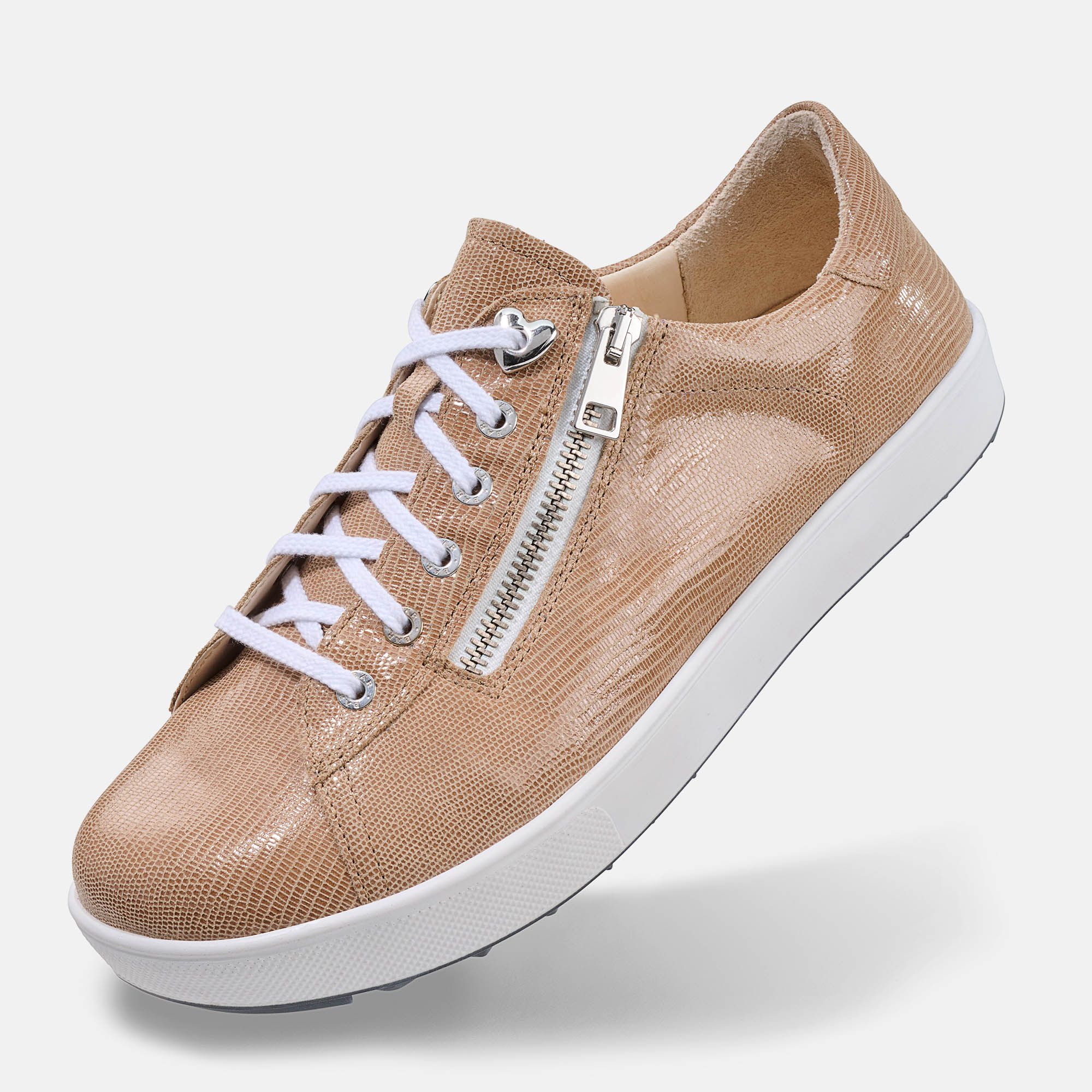 BÄR Schuhe Damenschuhe Freizeitschuhe Margot sand Kalbnappaleder foliert Produktbild