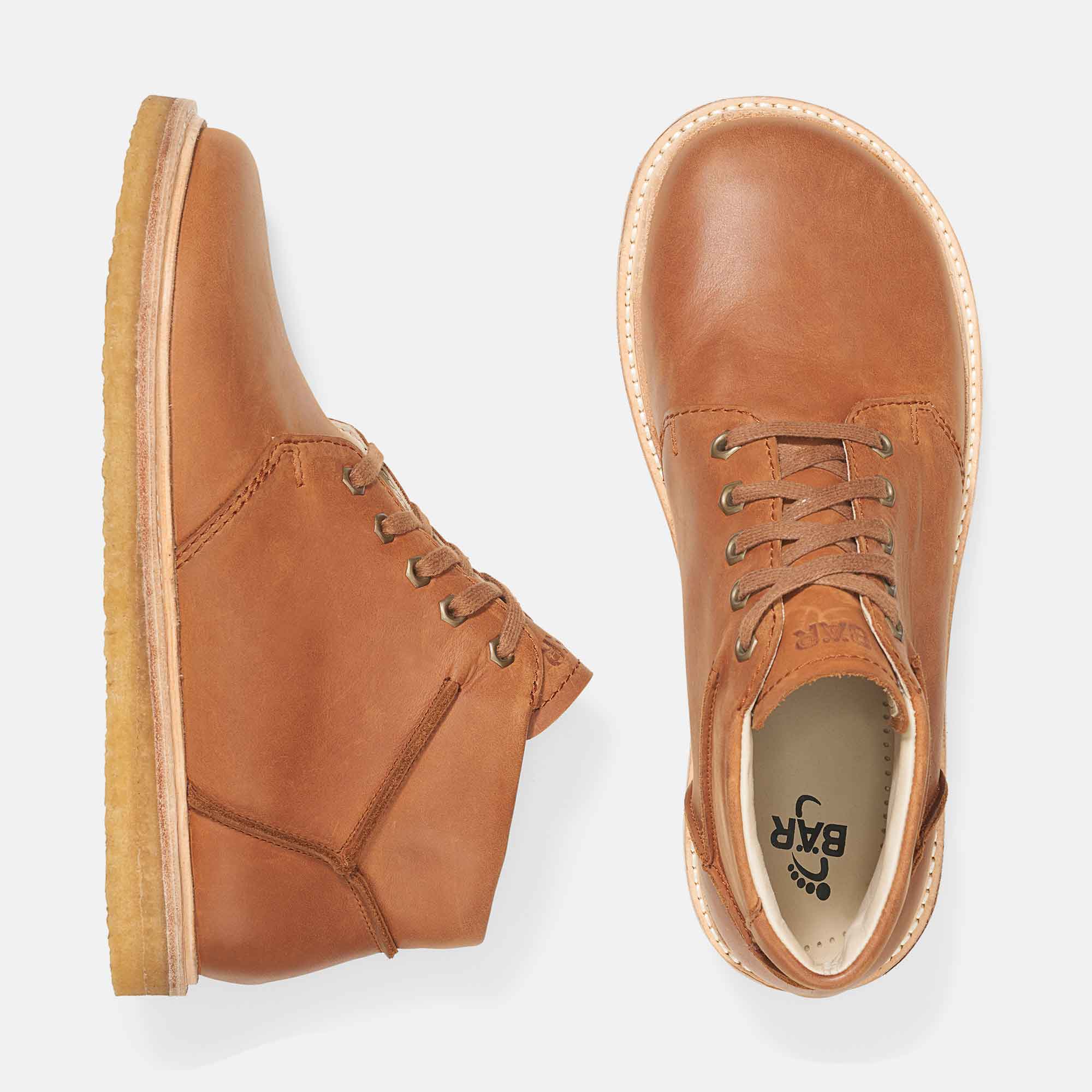 BÄR Schuhe Herrenschuhe Businessschuhe Sean cognac Rindnappaleder gefettet Ansicht von oben