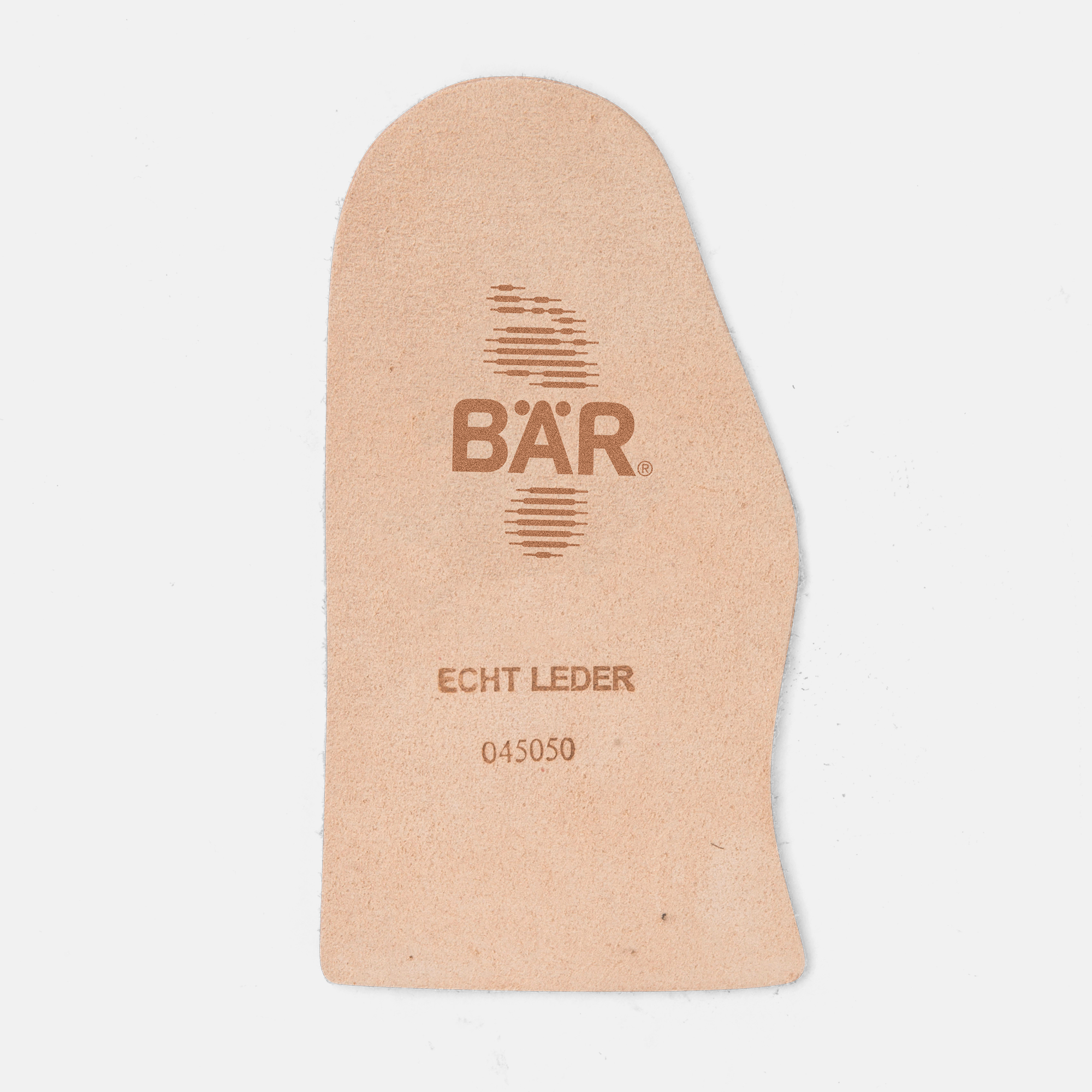 BÄR Schuhe Fersen-Halbeinlegesohle 4 mm Schlank DA natur Ansicht von oben
