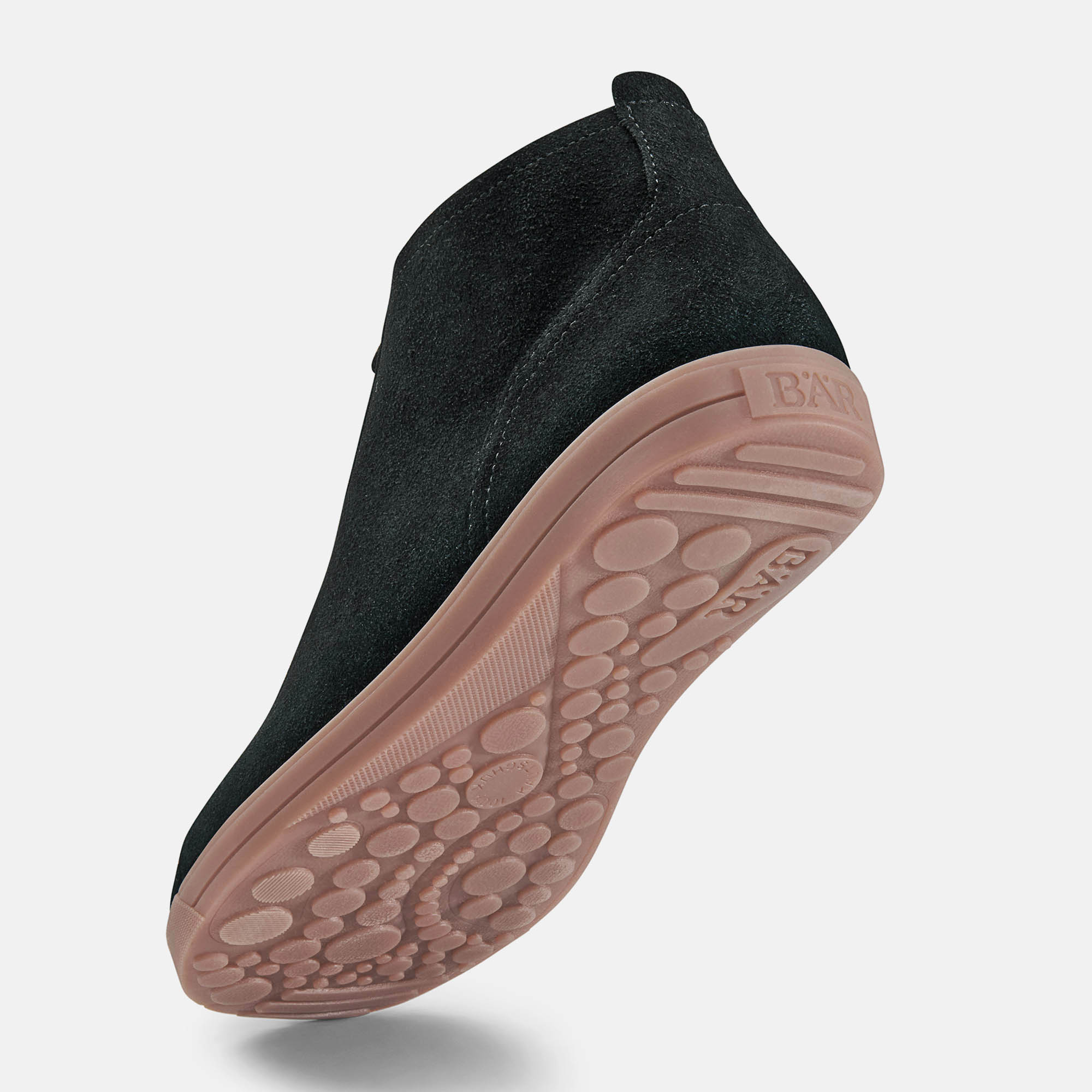 BÄR Schuhe Damenschuhe Freizeitschuhe Anne schwarz Kalbveloursleder Seitenansicht