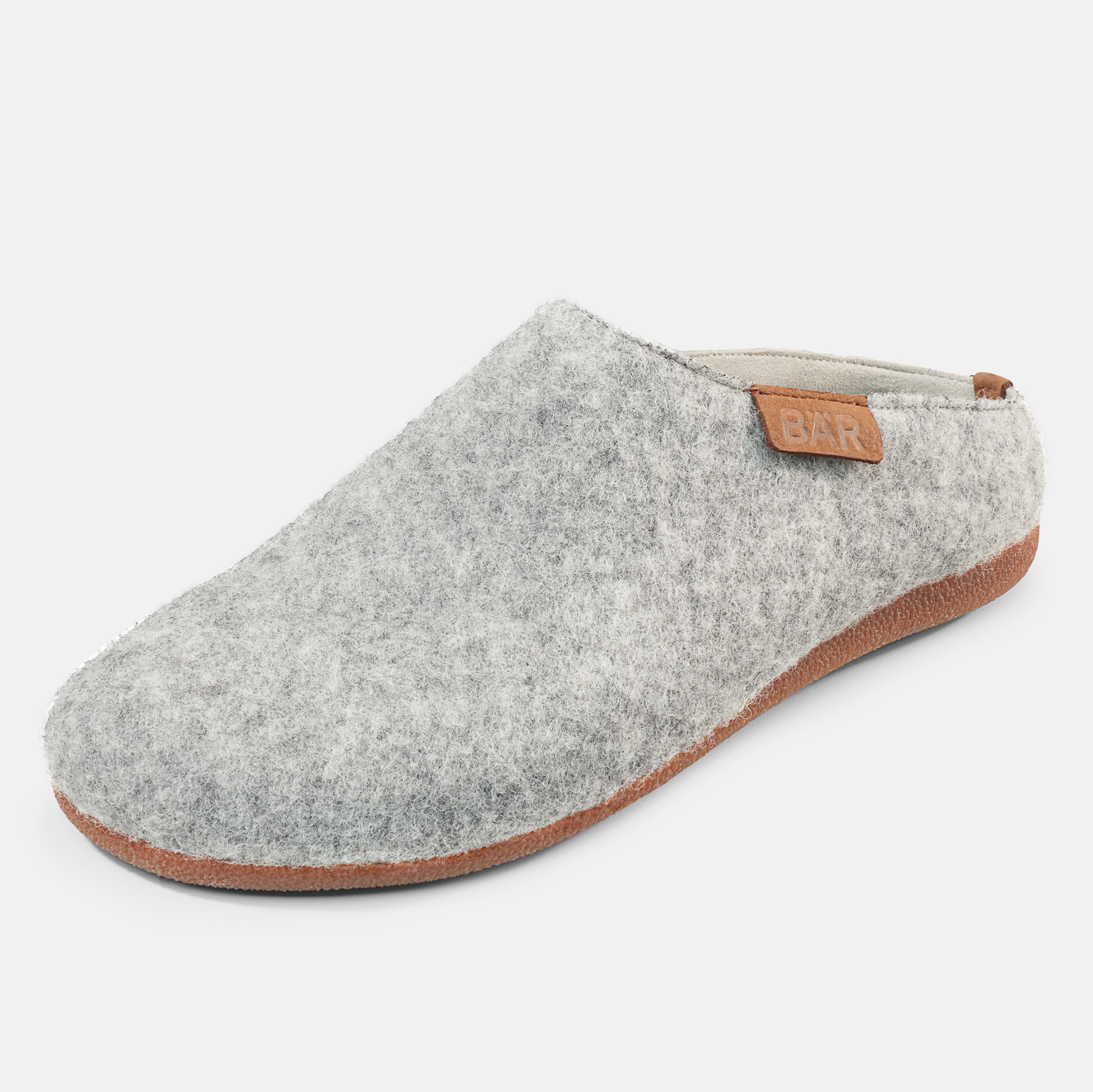 BÄR Schuhe Unisexschuhe Hausschuhe Hugo grau 75% Wolle, 25% Polyamid Produktbild