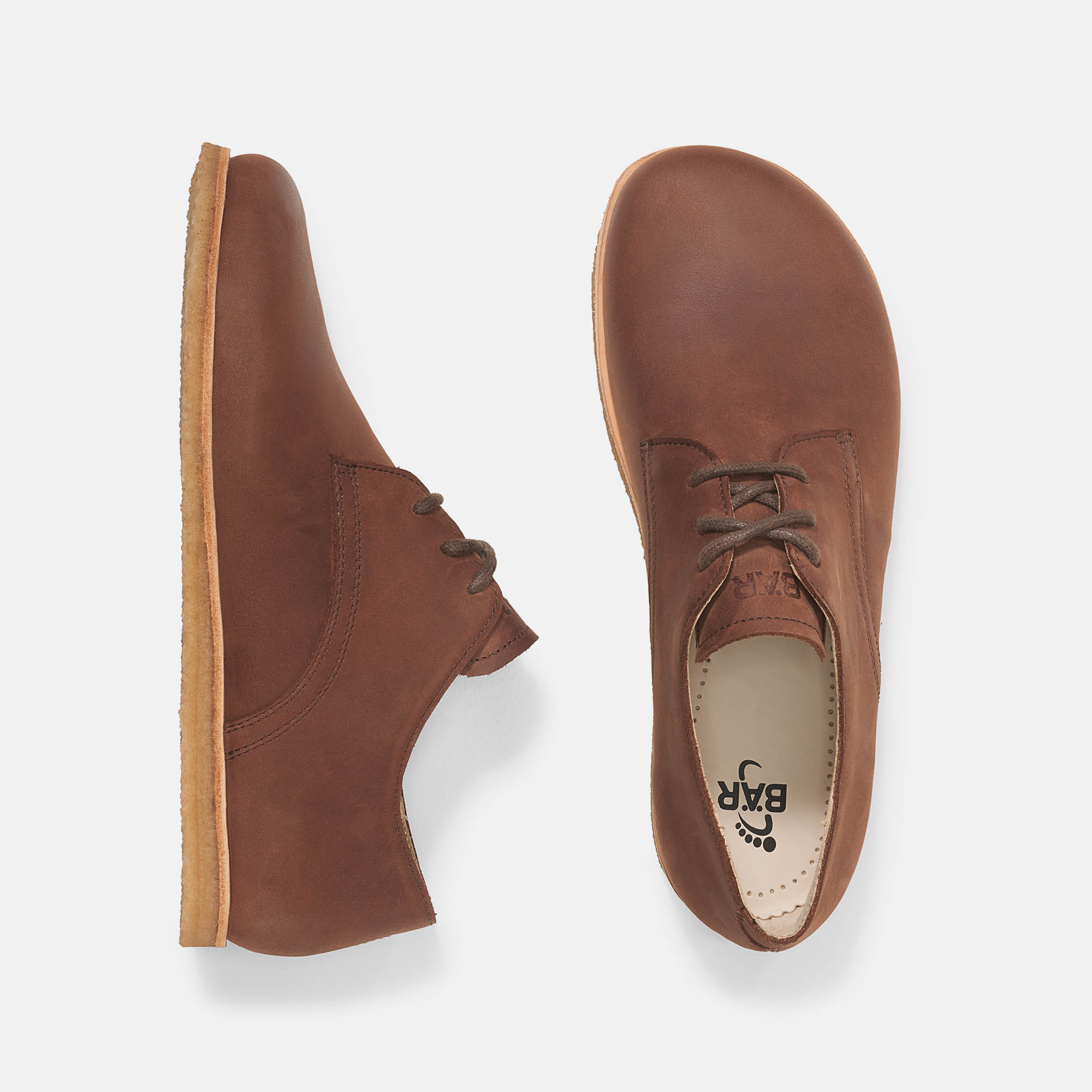 BÄR Schuhe Herrenschuhe Businessschuhe Clint dunkelbraun Rindnappaleder gefettet Ansicht von oben