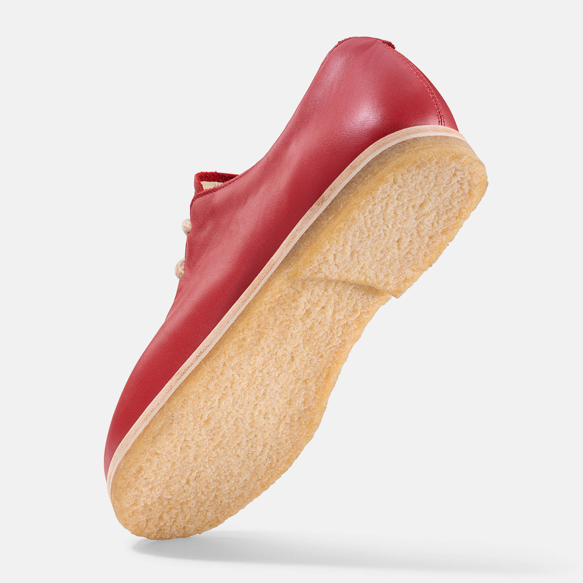 BÄR Schuhe Damenschuhe Freizeitschuhe Carey rot Kalbnappaleder wasserabweisend Seitenansicht