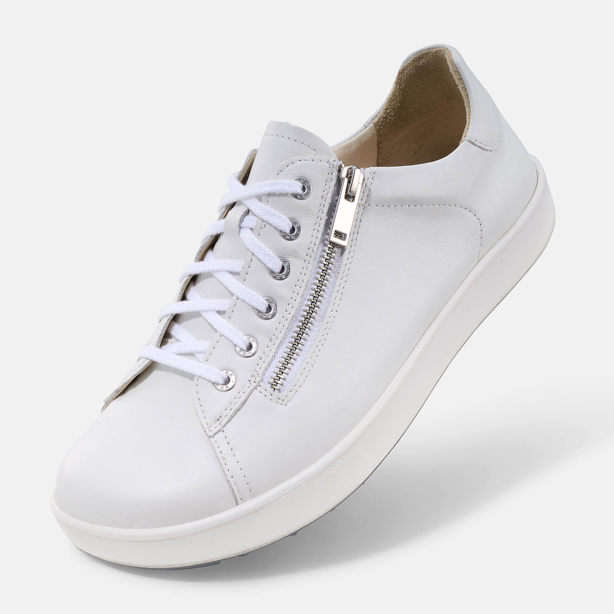 BÄR Schuhe Damenschuhe Freizeitschuhe Margot weiß Kalbnappaleder Produktbild