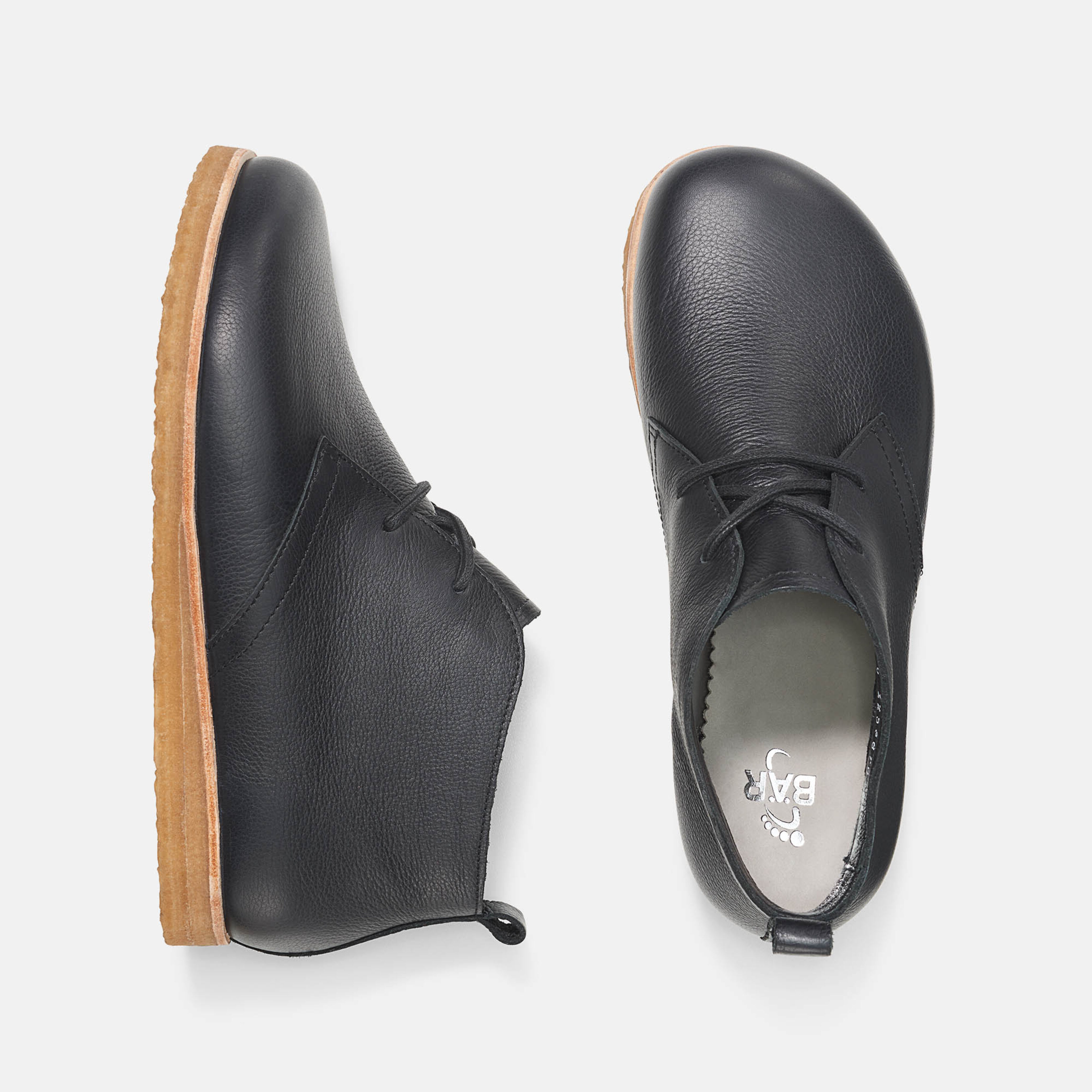 BÄR Schuhe Damenschuhe Freizeitschuhe Honor schwarz Rindnappaleder wasserabweisend Ansicht von oben