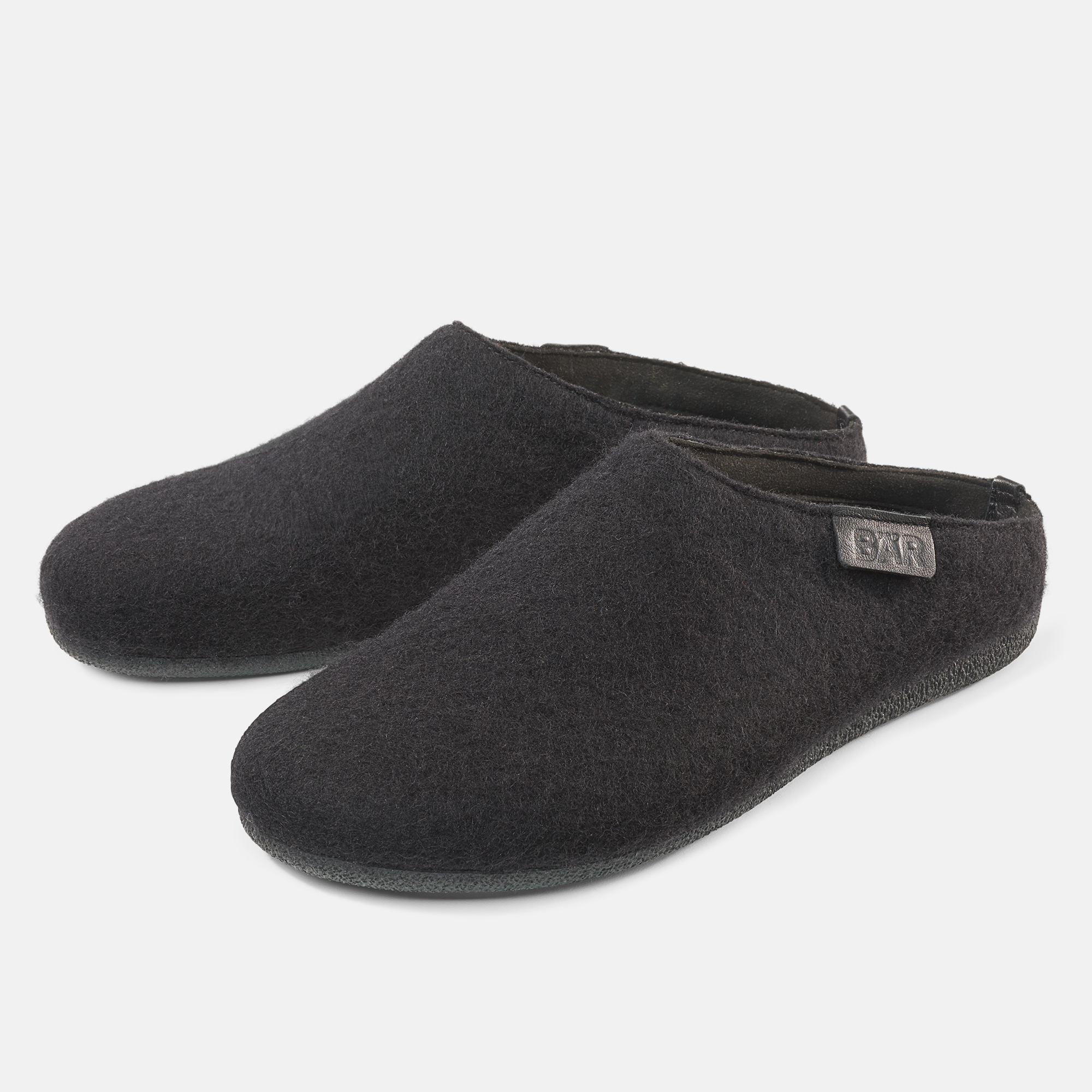 BÄR Schuhe Unisexschuhe Hausschuhe Hugo schwarz 75% Wolle, 25% Polyamid Hauptbild