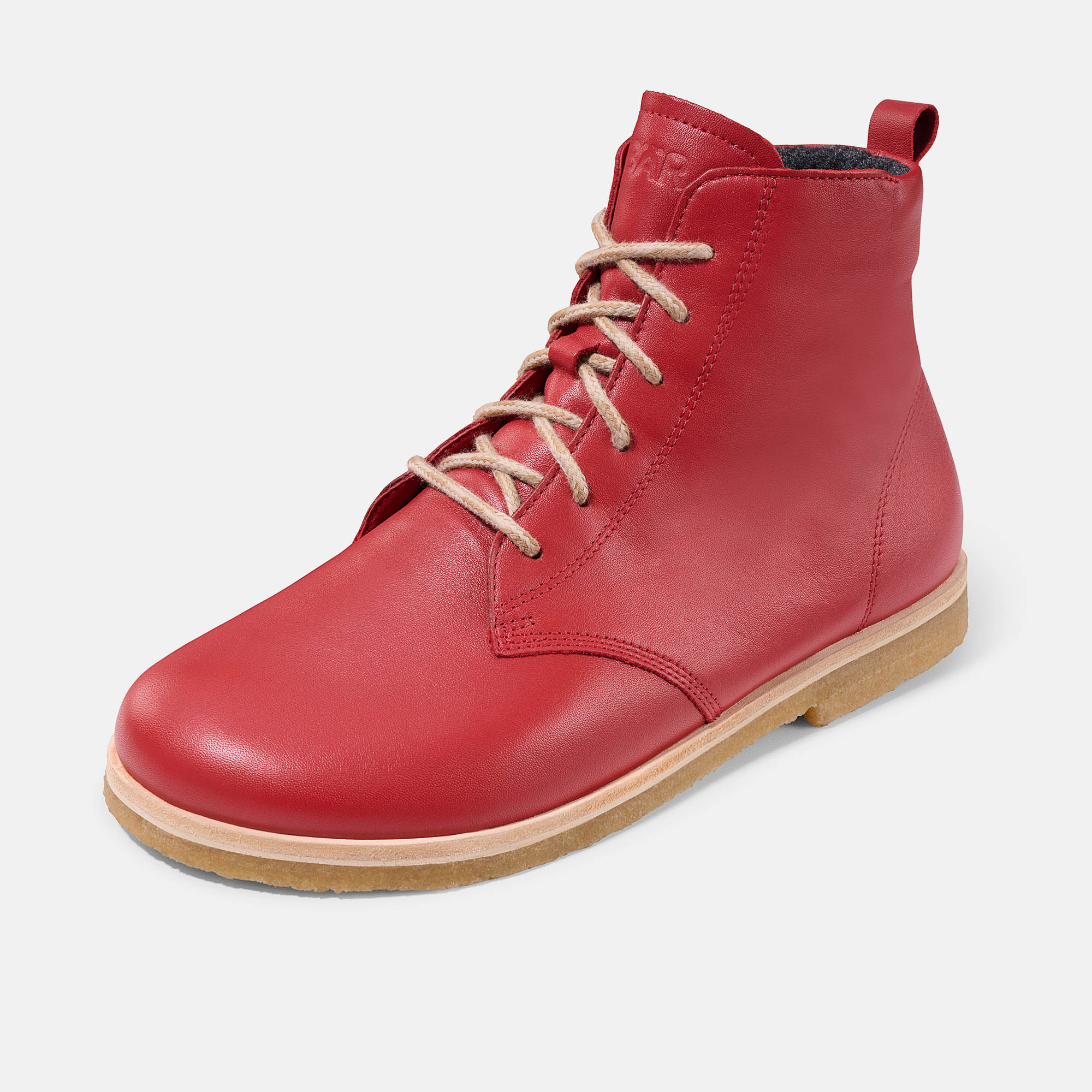 BÄR Schuhe Damenschuhe Freizeitschuhe Shay rot Kalbnappaleder wasserabweisend Produktbild