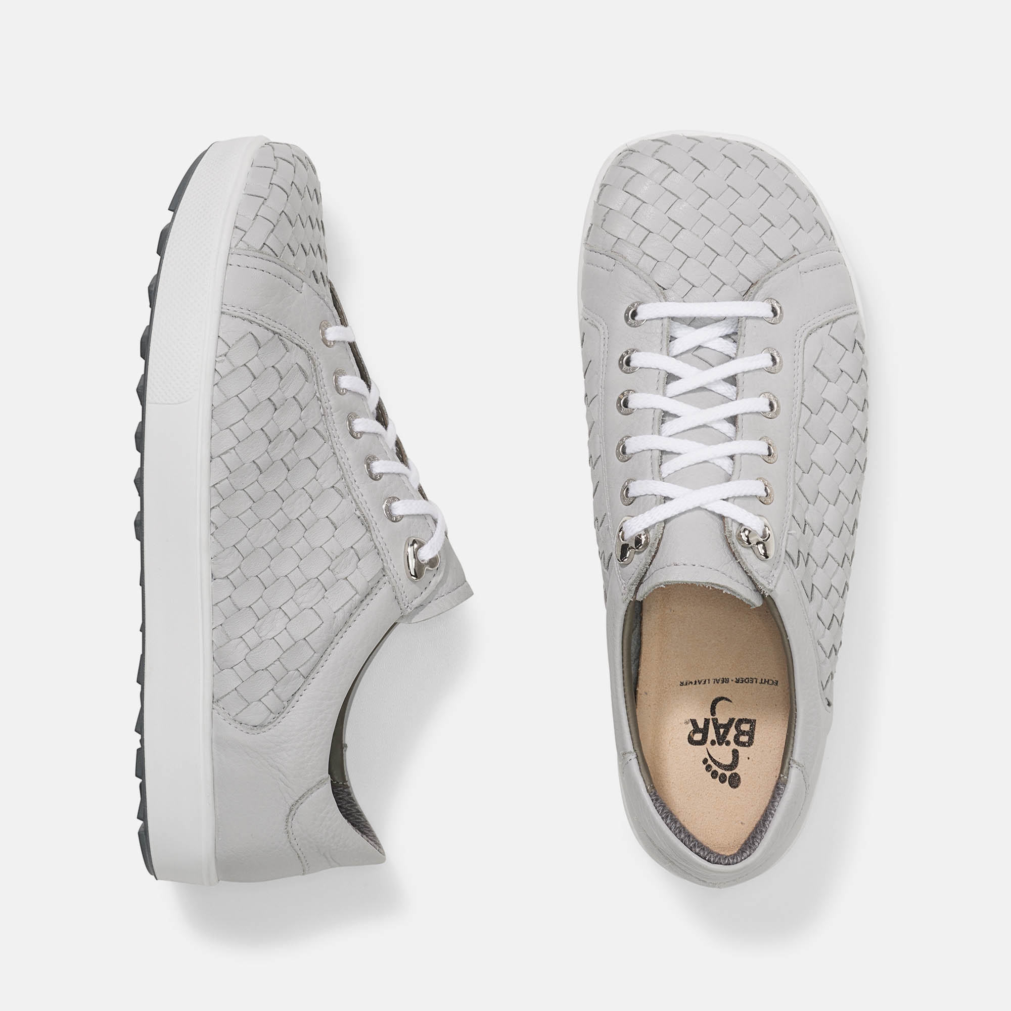 BÄR Schuhe Damenschuhe Freizeitschuhe Kaya 2.0 grau Rindnappaleder Ansicht von oben