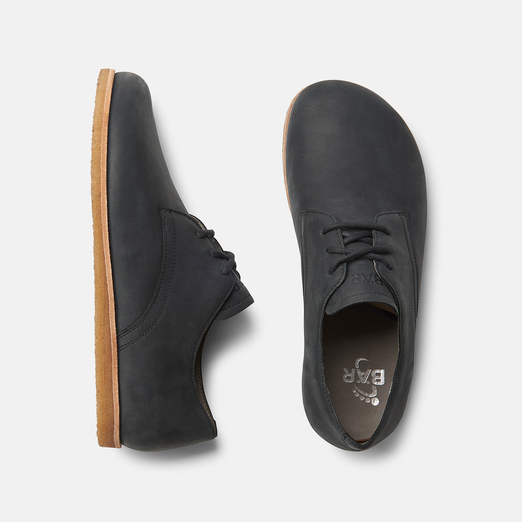 BÄR Schuhe Herrenschuhe Businessschuhe Clint anthrazit Rindnappaleder gefettet Ansicht von oben