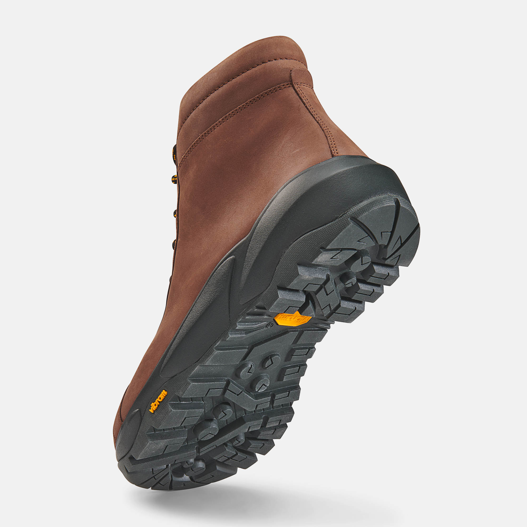 BÄR Schuhe Unisexschuhe Wanderstiefel Feldberg dunkelbraun Rindnappaleder gefettet Seitenansicht