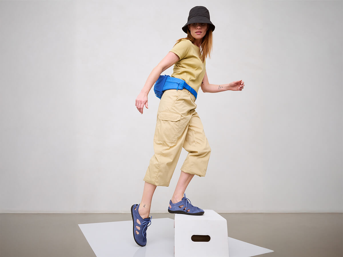 BÄR Schuhe Unisexschuhe Alltag Jess oliv Rindveloursleder, Mesh Emotionsbild