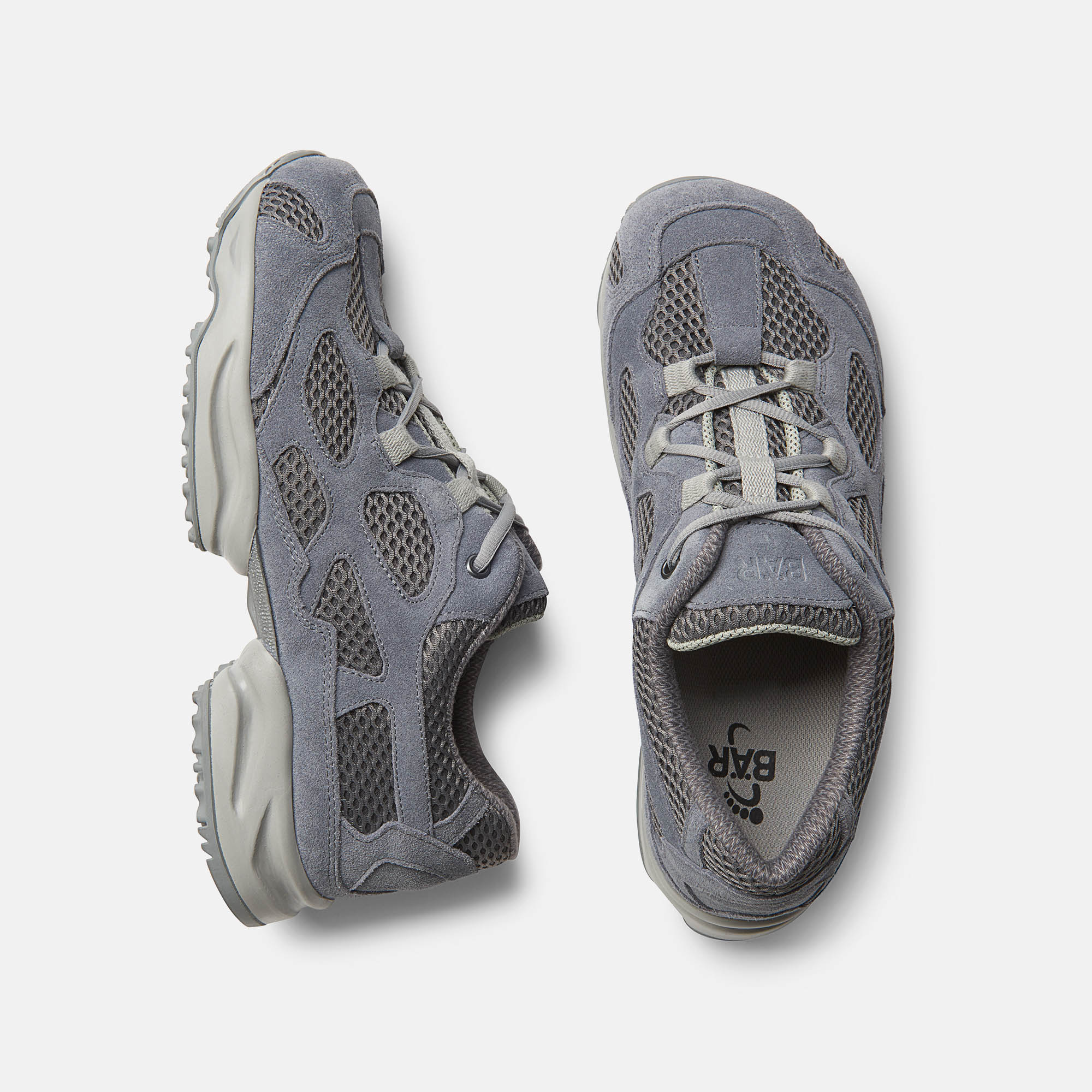 BÄR Schuhe Unisexschuhe Laufschuhe High Performance 2.5 jeans Kalbveloursleder, Textil Ansicht von oben