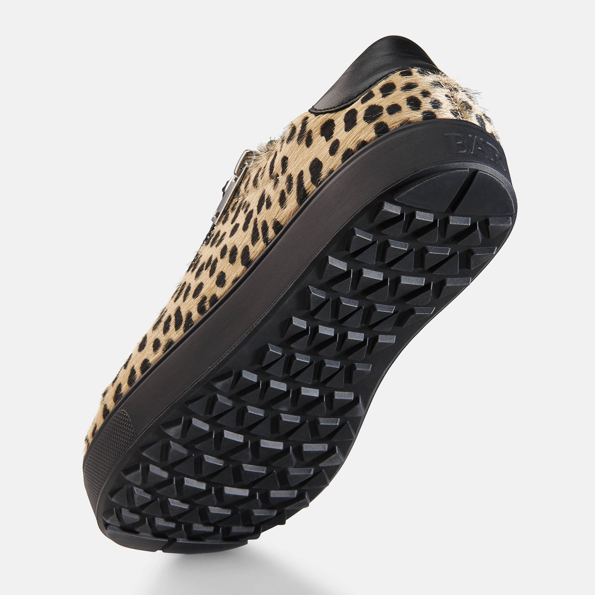 BÄR Schuhe Damenschuhe Freizeitschuhe Margot schwarz/leo Kalbnappaleder, Gefärbtes Rindfell Seitenansicht