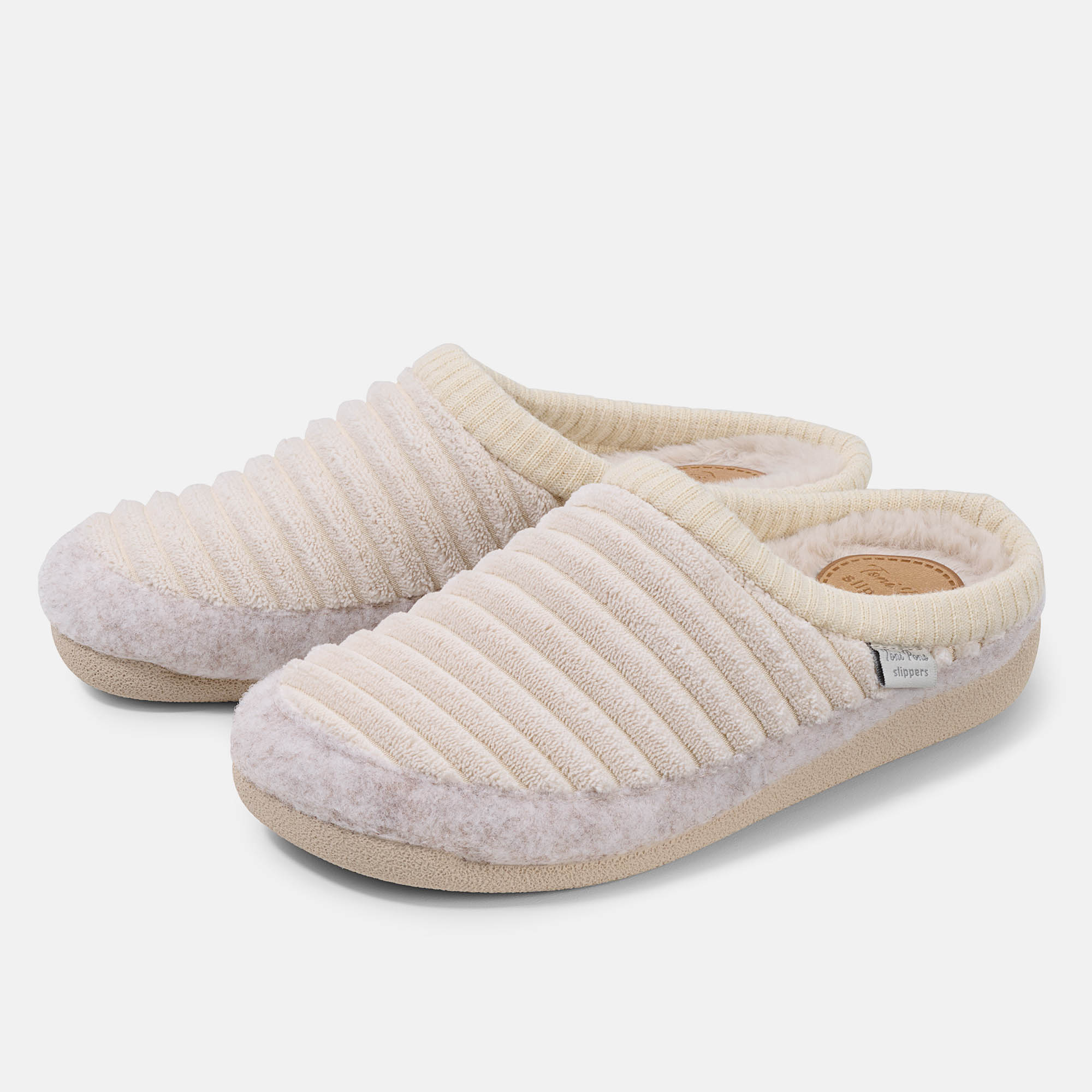 BÄR Schuhe Damenschuhe Hausschuhe Malu creme 100% Polyester Hauptbild