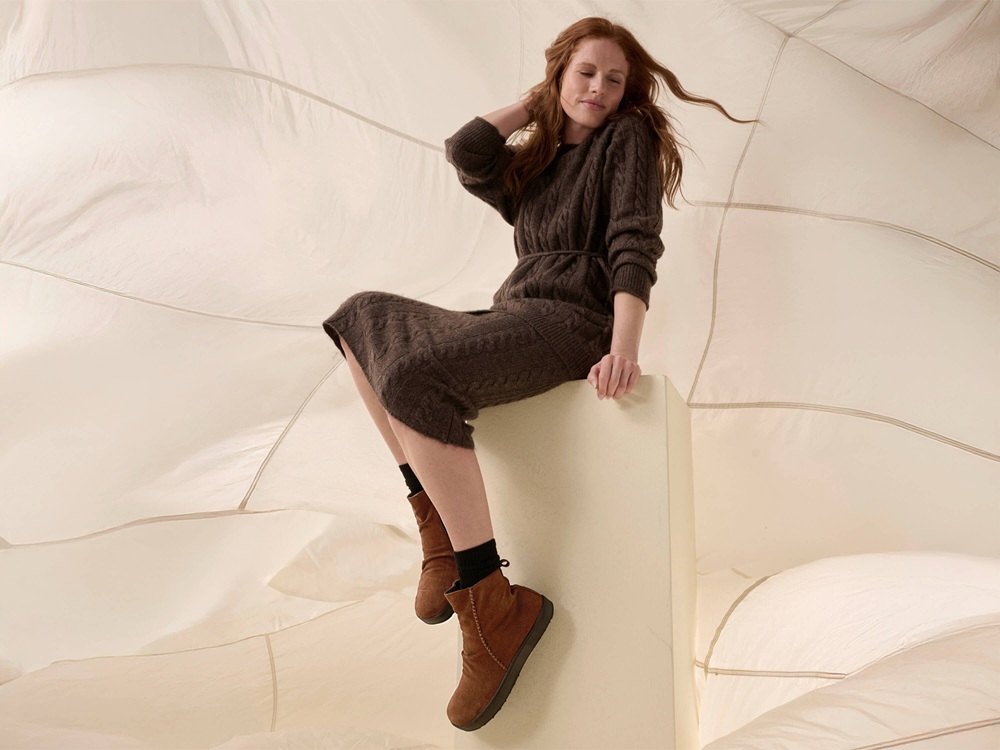 BÄR Schuhe Damenschuhe Freizeitschuhe Merle braun Kalbveloursleder wasserabweisend Emotionsbild