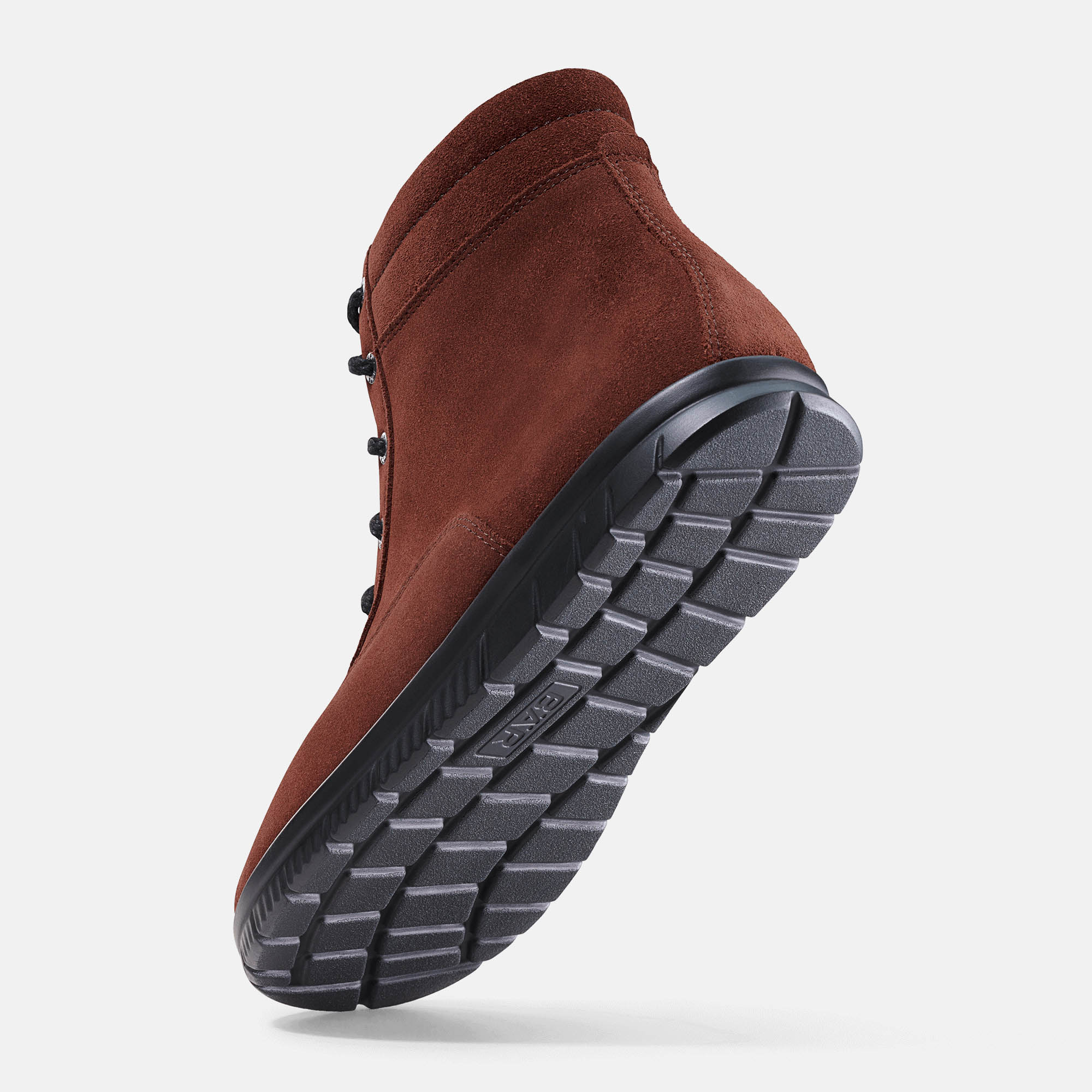 BÄR Schuhe Damenschuhe Freizeitschuhe Nathalie braun Kalbveloursleder wasserabweisend Seitenansicht