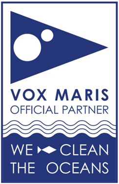 Vox Maris Logo als offizieller Partner für die Reinigung der Ozeane