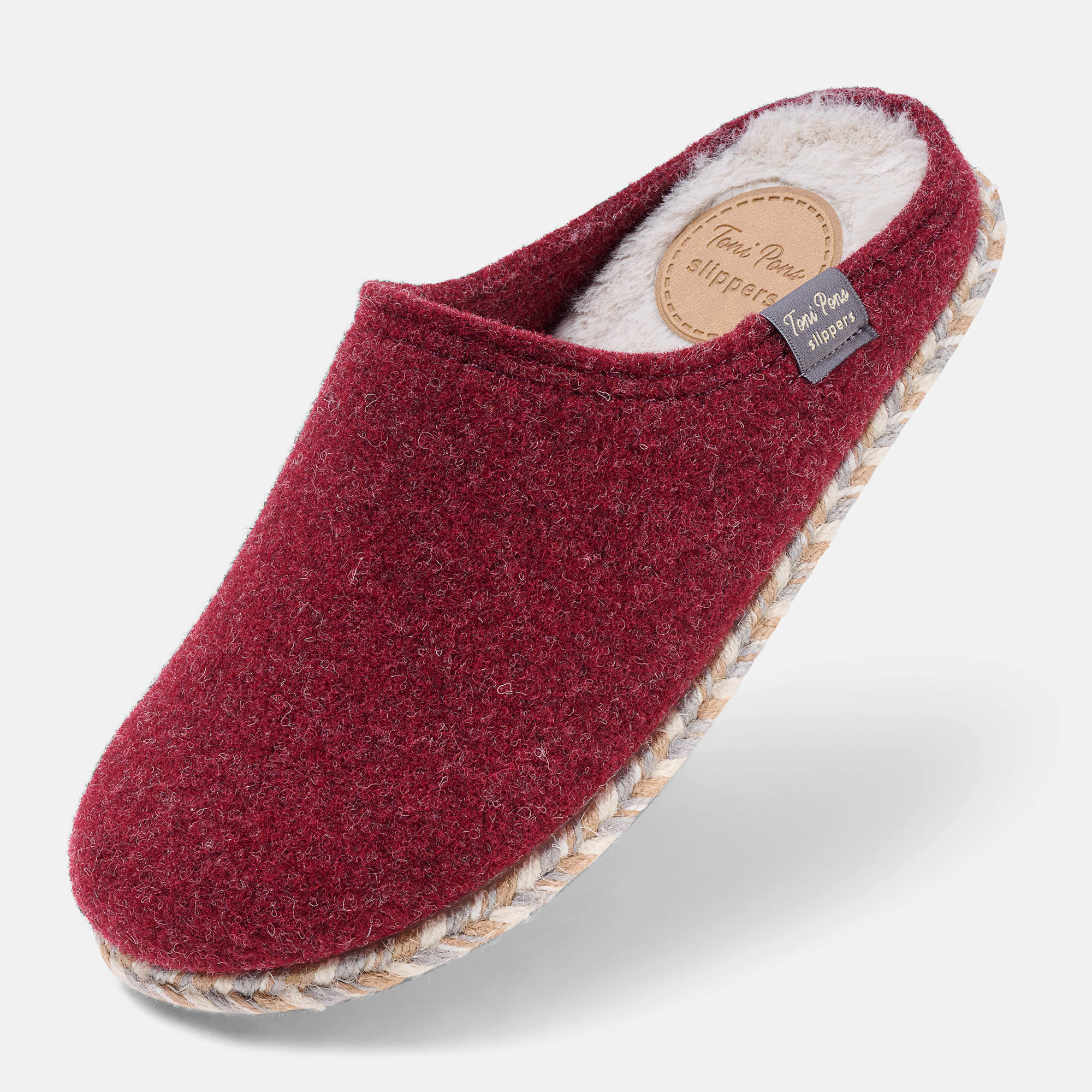 BÄR Schuhe Damenschuhe Hausschuhe Deli bordeaux Produktbild