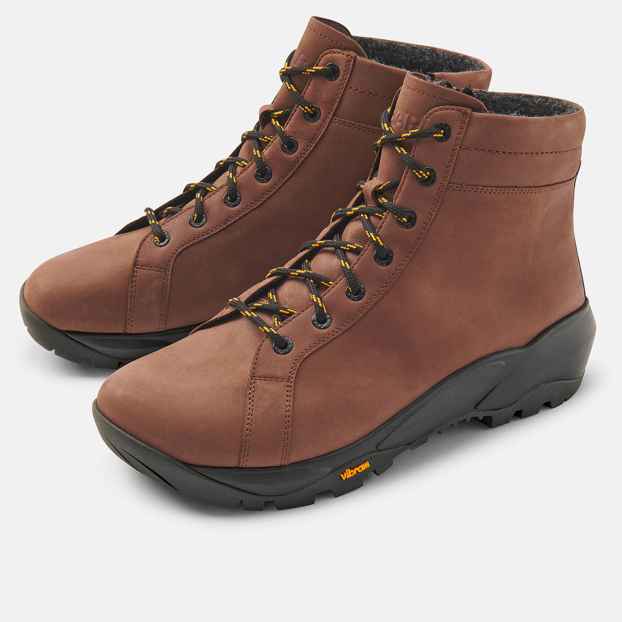 BÄR Schuhe Unisexschuhe Wanderstiefel Feldberg dunkelbraun Rindnappaleder gefettet Hauptbild