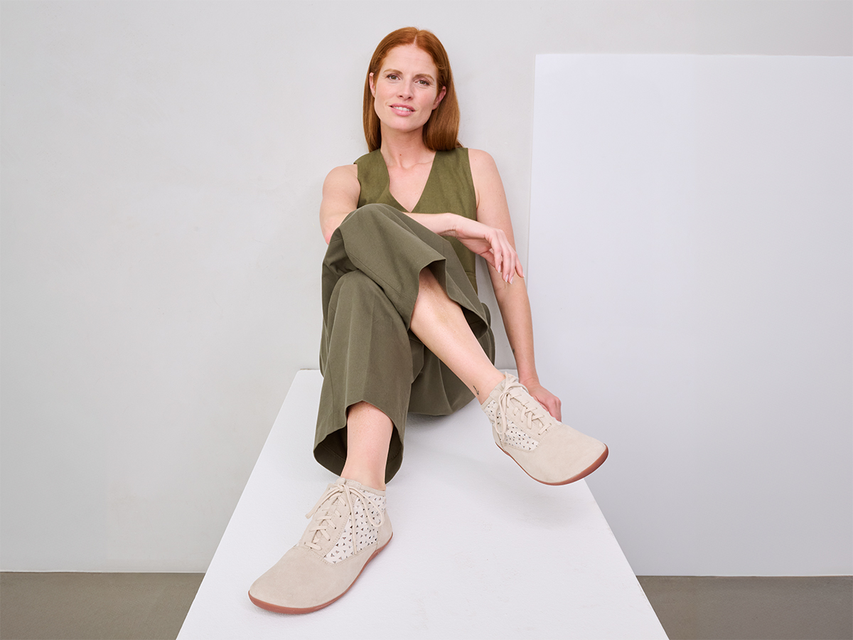 BÄR Schuhe Damenschuhe Freizeitschuhe Blair sand Rindnappaleder, Kalbveloursleder Emotionsbild