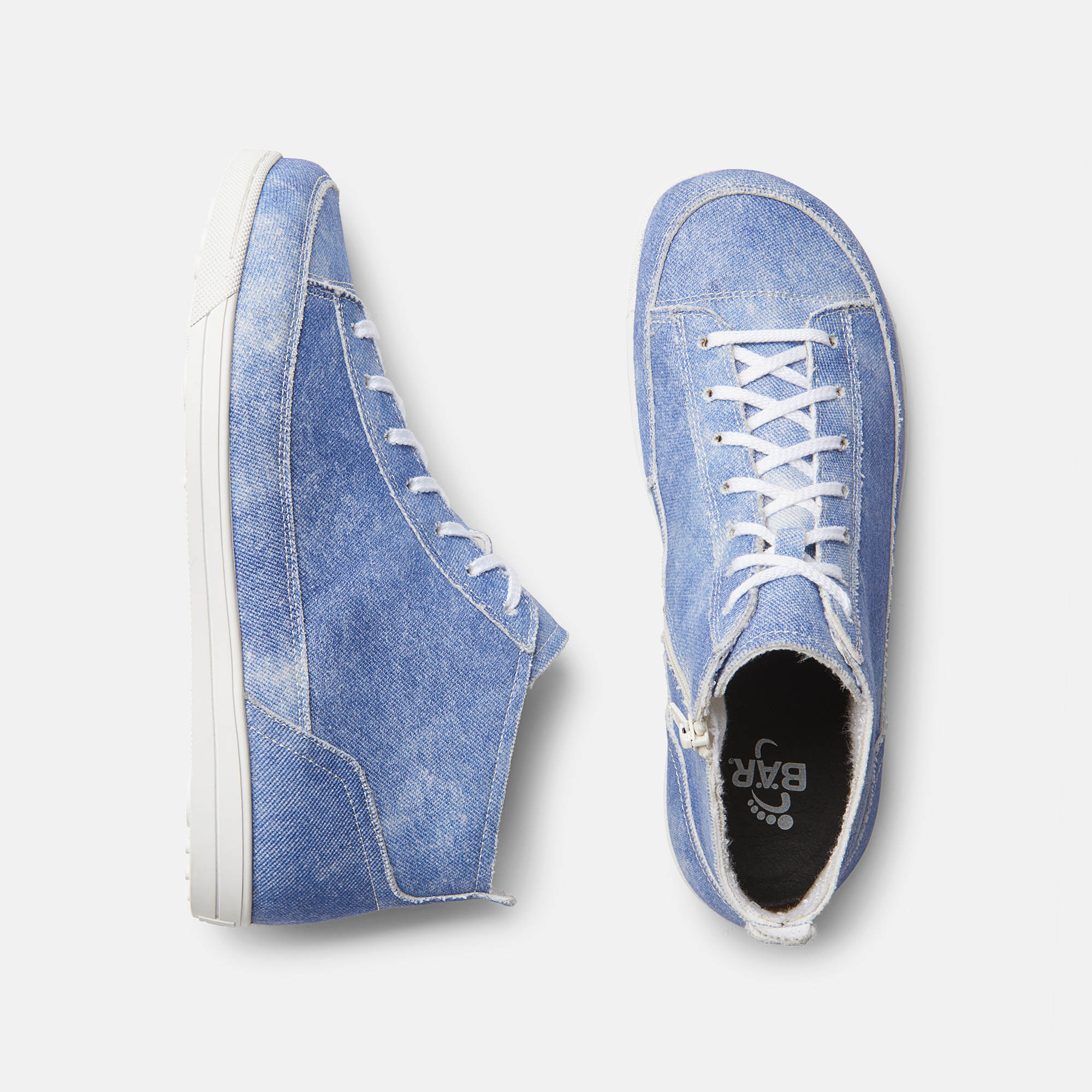 BÄR Schuhe Damenschuhe Freizeitschuhe Aloe jeans Textil Ansicht von oben