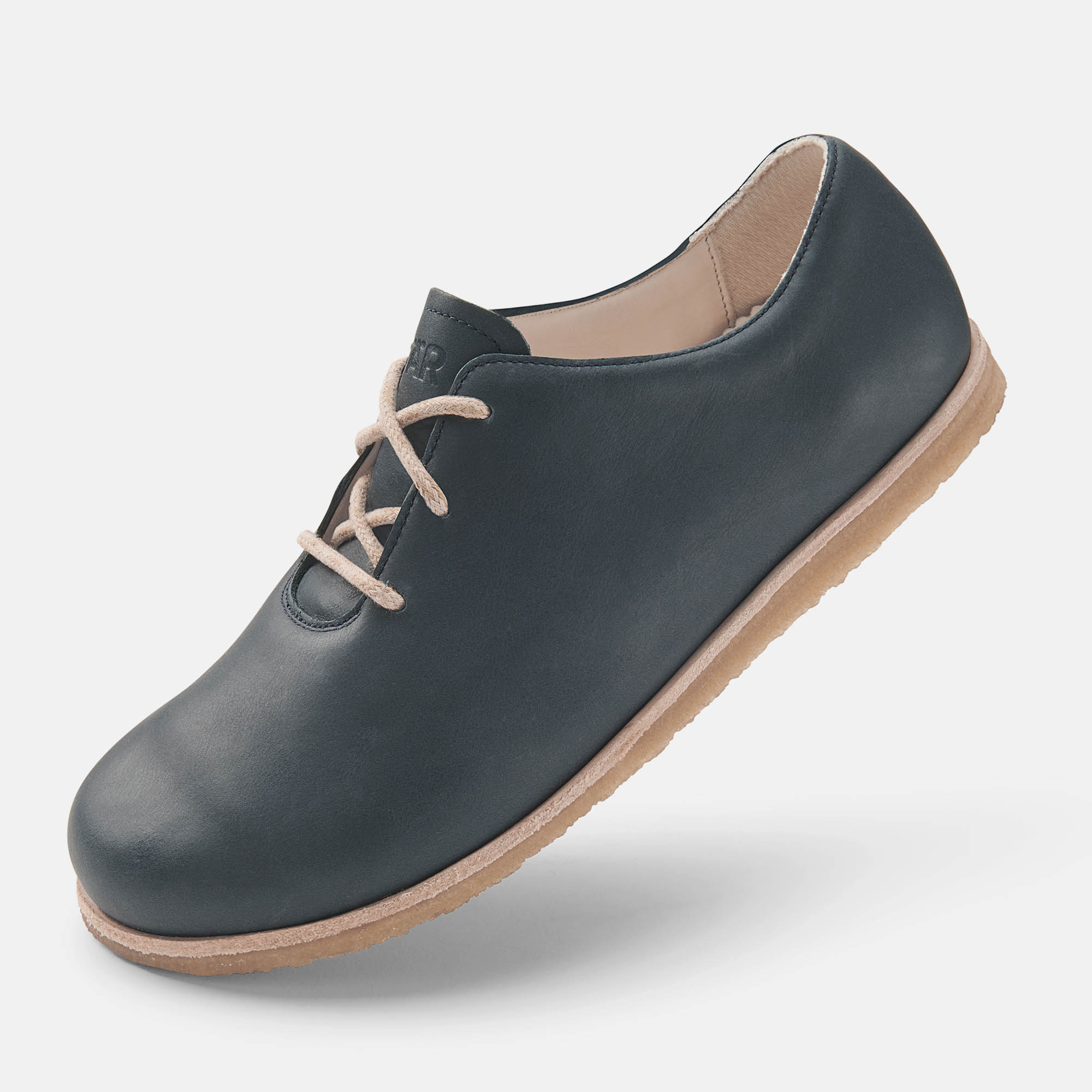 BÄR Schuhe Damenschuhe Freizeitschuhe Carey dunkelblau Rindnappaleder gefettet Produktbild