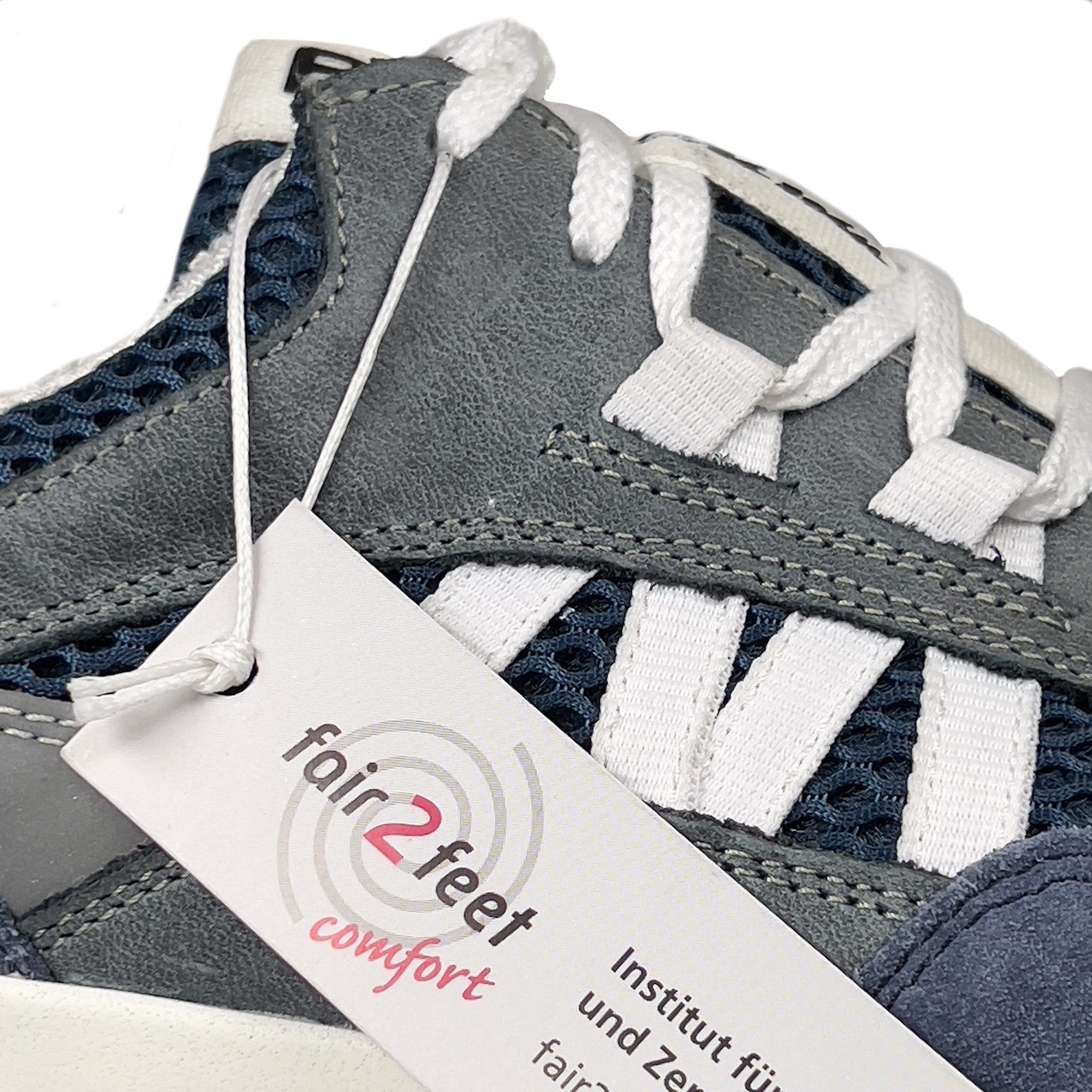 BÄR Schuhe Damenschuhe Laufschuhe Ladyrun blau Kalbnappaleder, Kalbveloursleder Produktbild