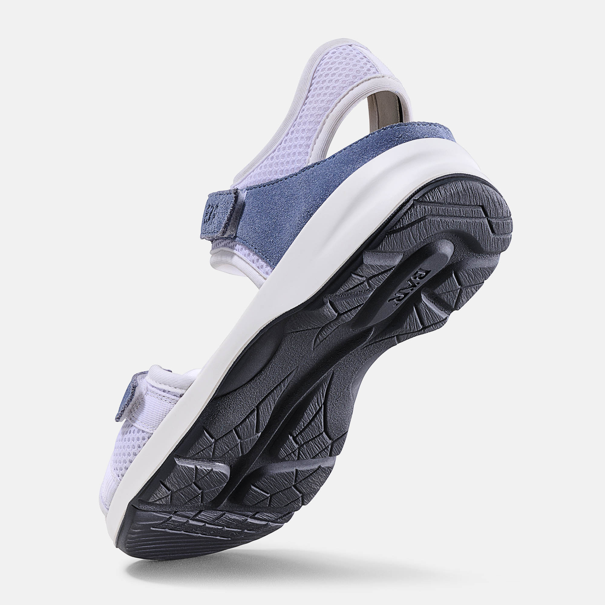 BÄR Schuhe Damenschuhe Alltag Jandia 2.0 weiß/jeans Textil, Kalbvelourleder,Neopren Seitenansicht