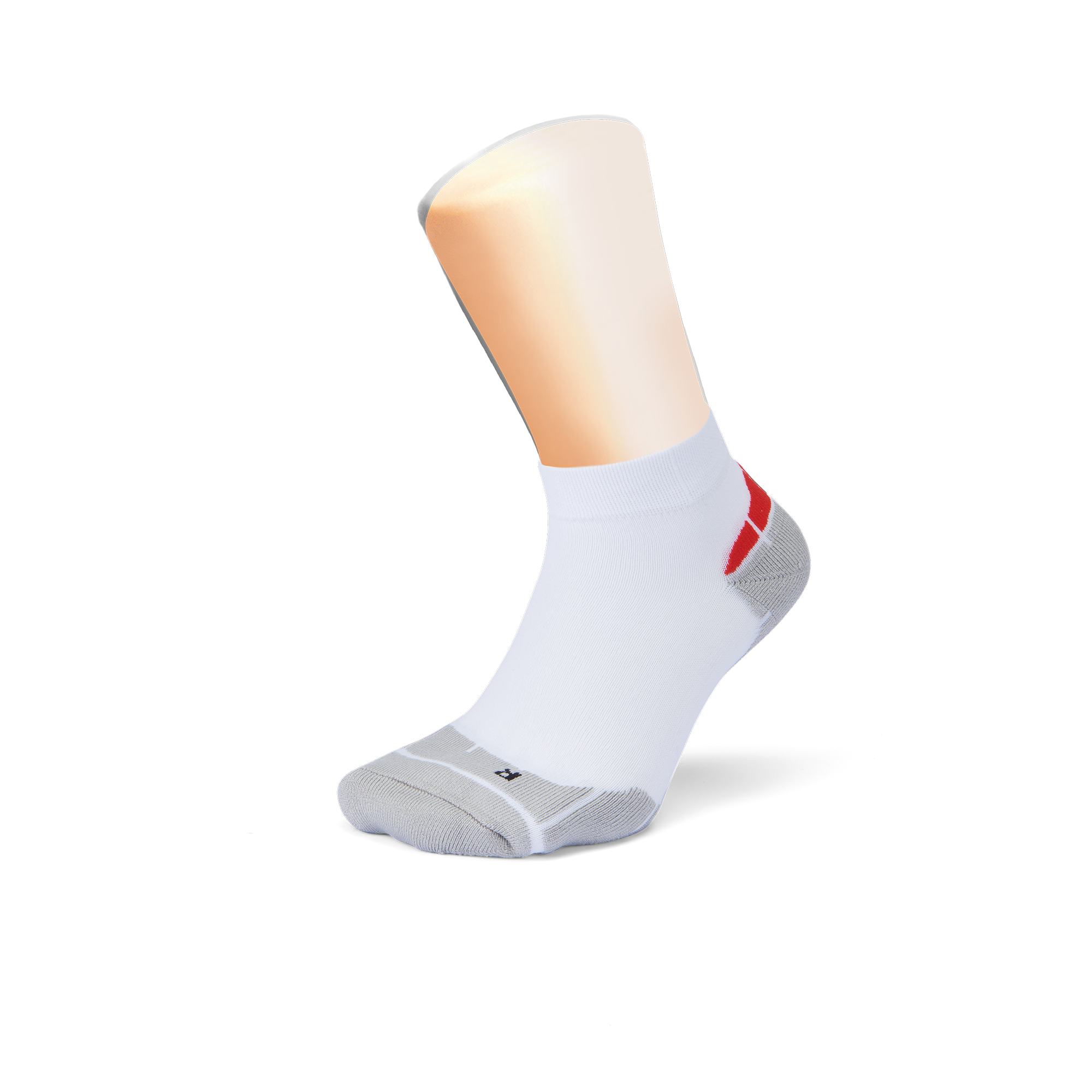 BÄR Schuhe Funktions-Sportsocken weiss/grau Hauptbild